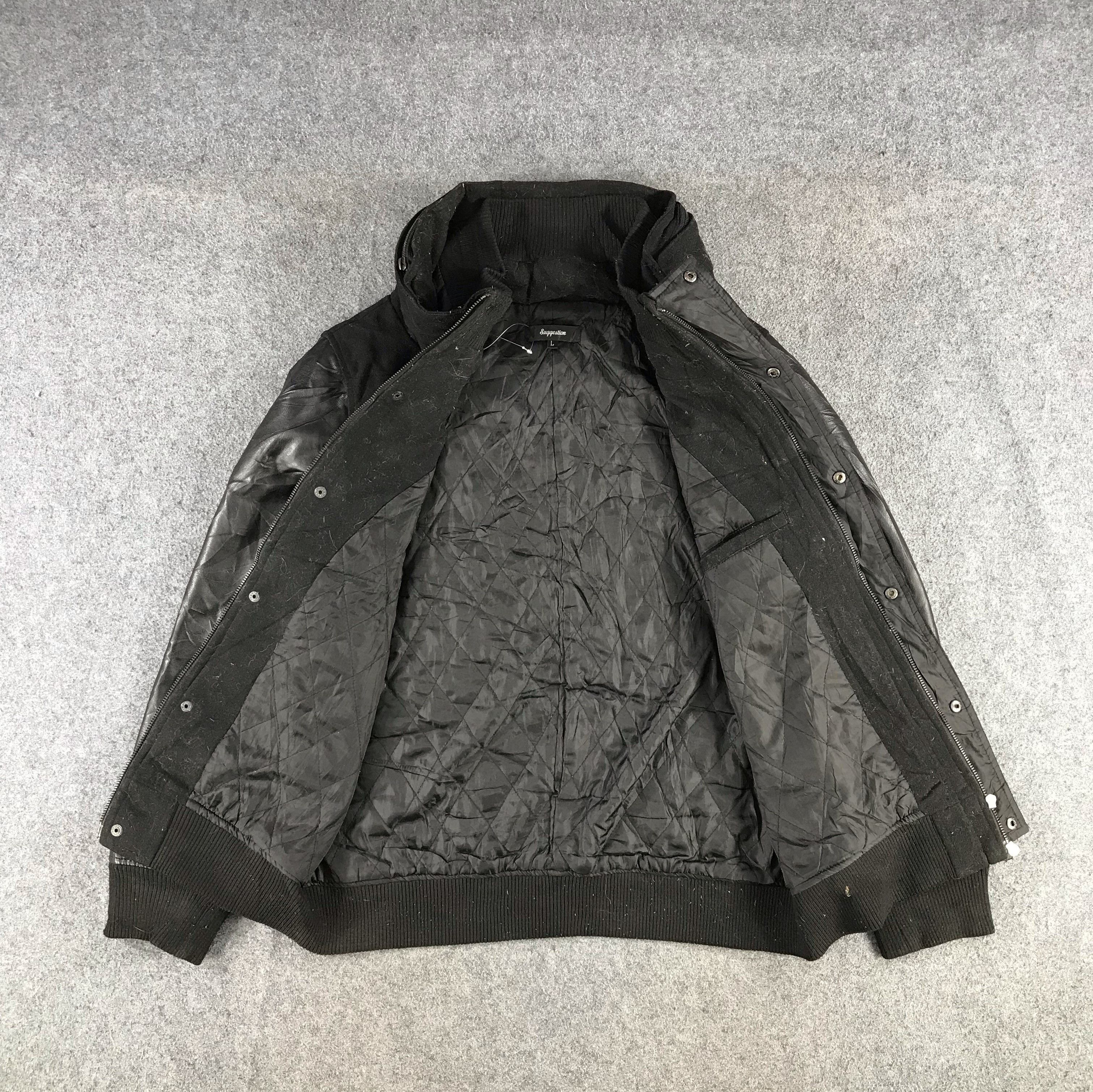 Japanese Brand Japanese Brand Suggestion Black Bomber Varsity Jacket JC76 Size US L / EU 52-54 / 3 - 2 Thumbnail