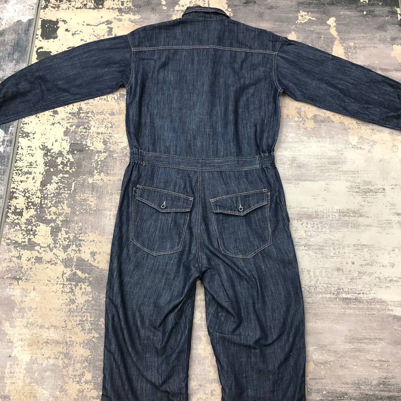 Japanese Brand P678 EVENRIVER WORKWEAR DENIM COVERALLS Size US L / EU 52-54 / 3 - 3 Thumbnail