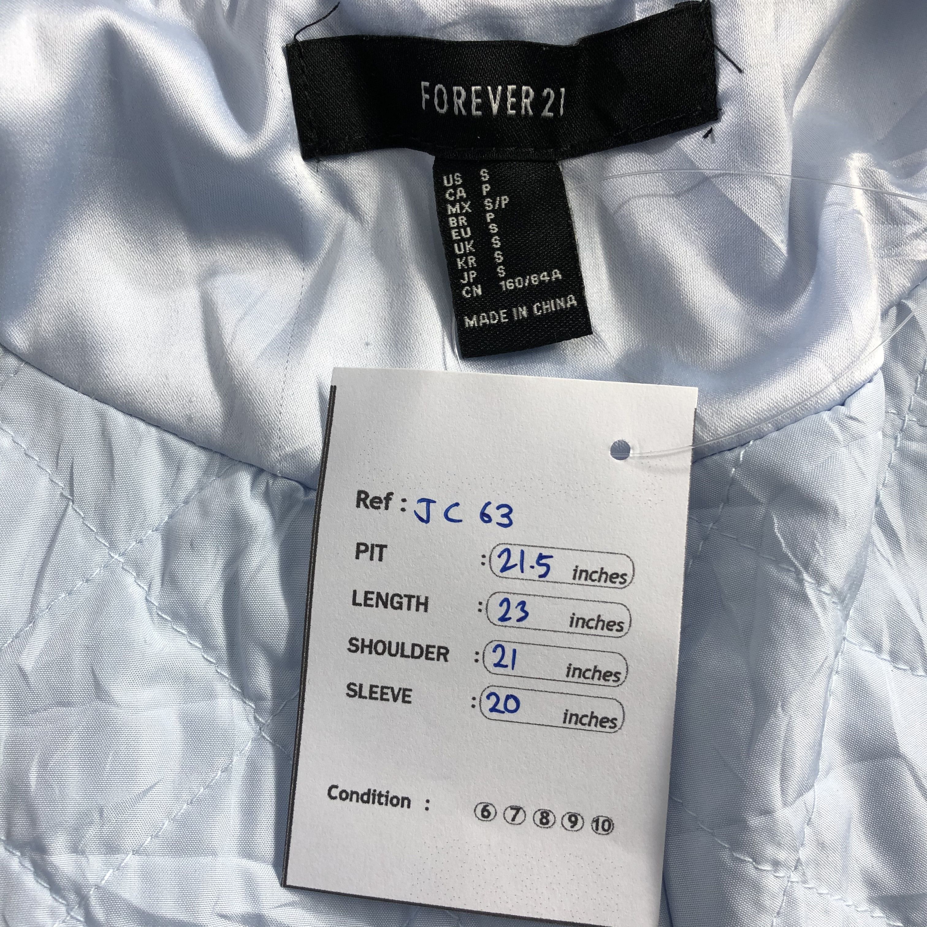 Japanese Brand Forever 21 Bomber Satin Jacket JC63 Size US S / EU 44-46 / 1 - 6 Thumbnail