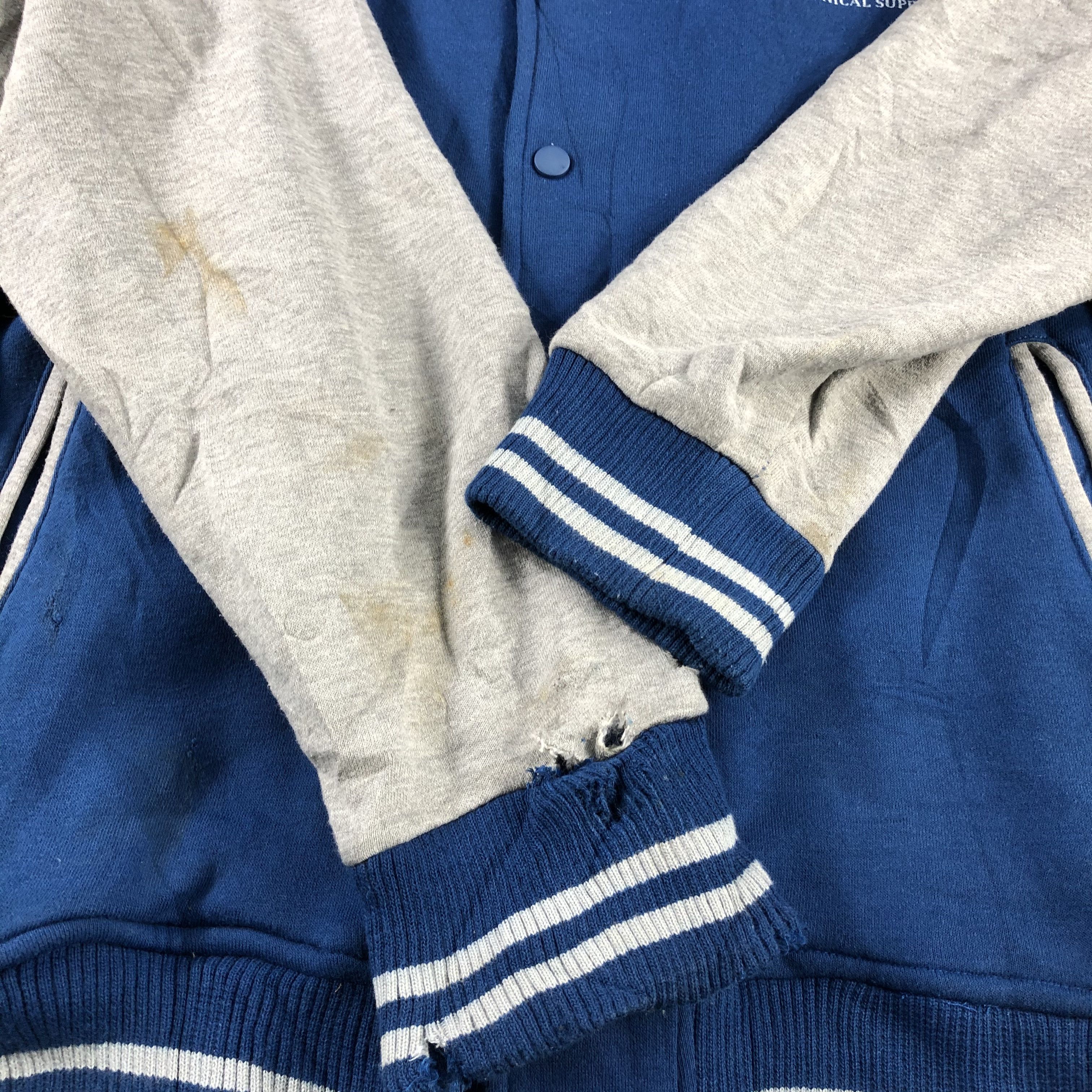Japanese Brand Distress 76 Lubricants Racing Varsity Jacket JC14 Size US L / EU 52-54 / 3 - 5 Thumbnail