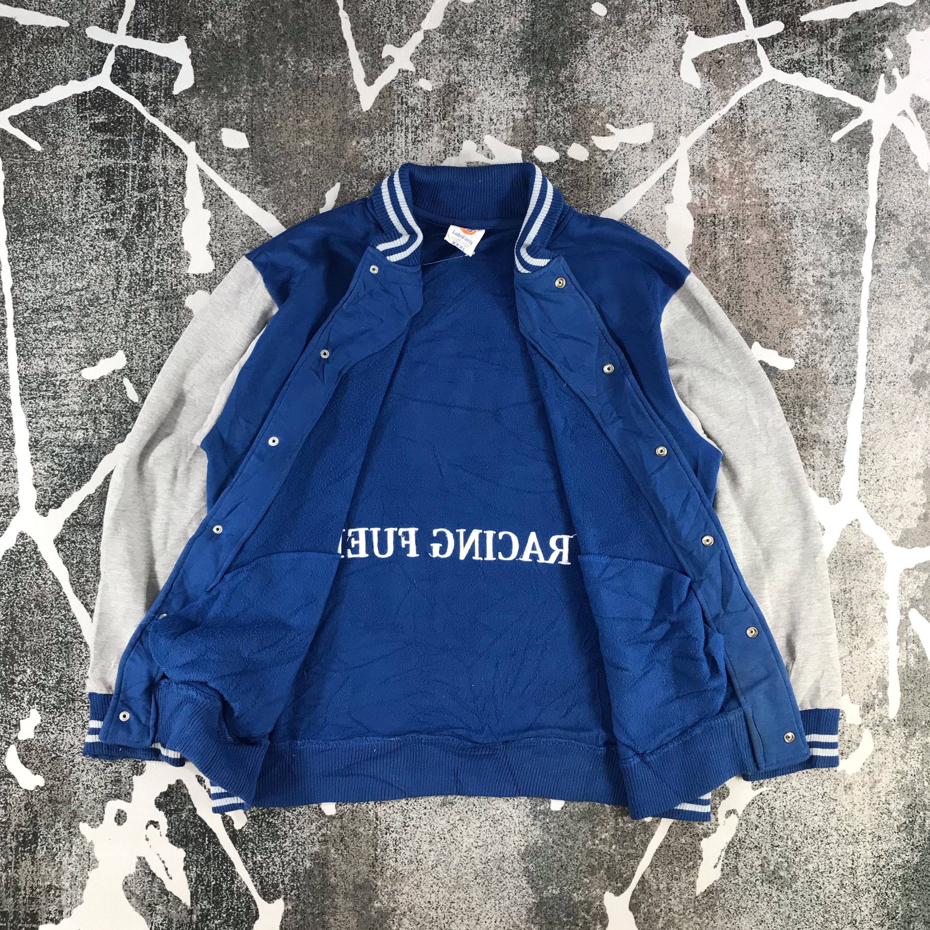 Japanese Brand Distress 76 Lubricants Racing Varsity Jacket JC14 Size US L / EU 52-54 / 3 - 2 Thumbnail