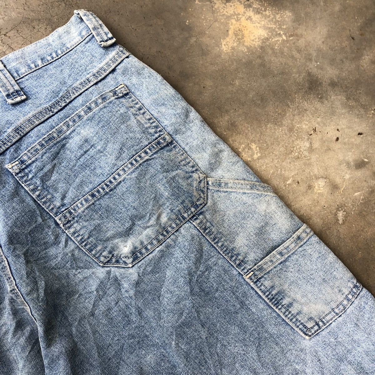 Lee 🔥Rare🔥Distress🔥Vintage Lee Carpenter Bushpants Worker Jeans Size US 36 / EU 52 - 9 Thumbnail