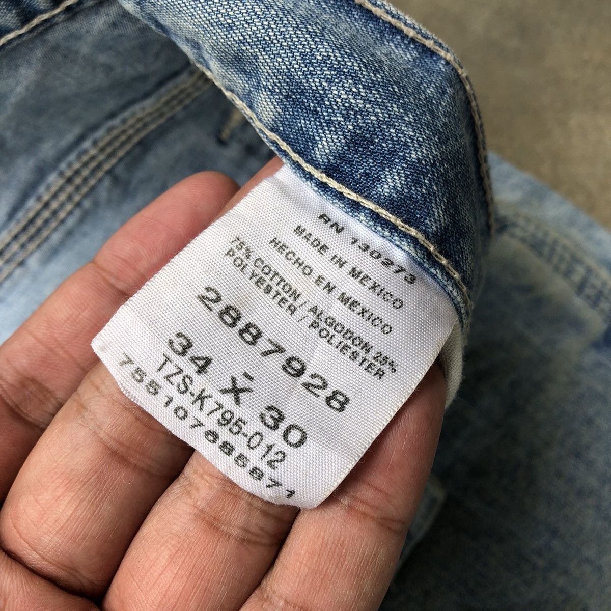 Lee 🔥Rare🔥Distress🔥Vintage Lee Carpenter Bushpants Worker Jeans Size US 36 / EU 52 - 17 Thumbnail