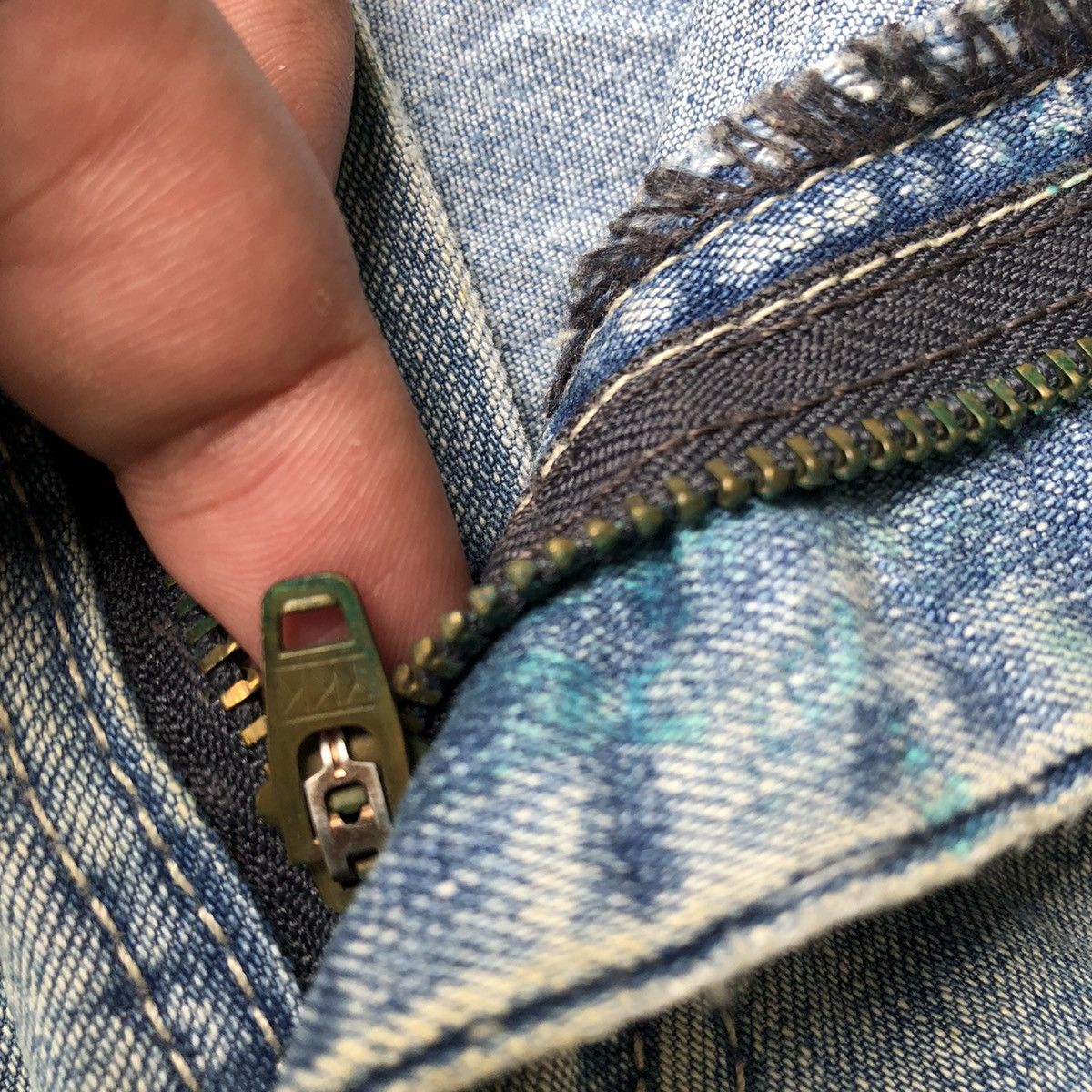 Lee 🔥Rare🔥Distress🔥Vintage Lee Carpenter Bushpants Worker Jeans Size US 36 / EU 52 - 16 Thumbnail