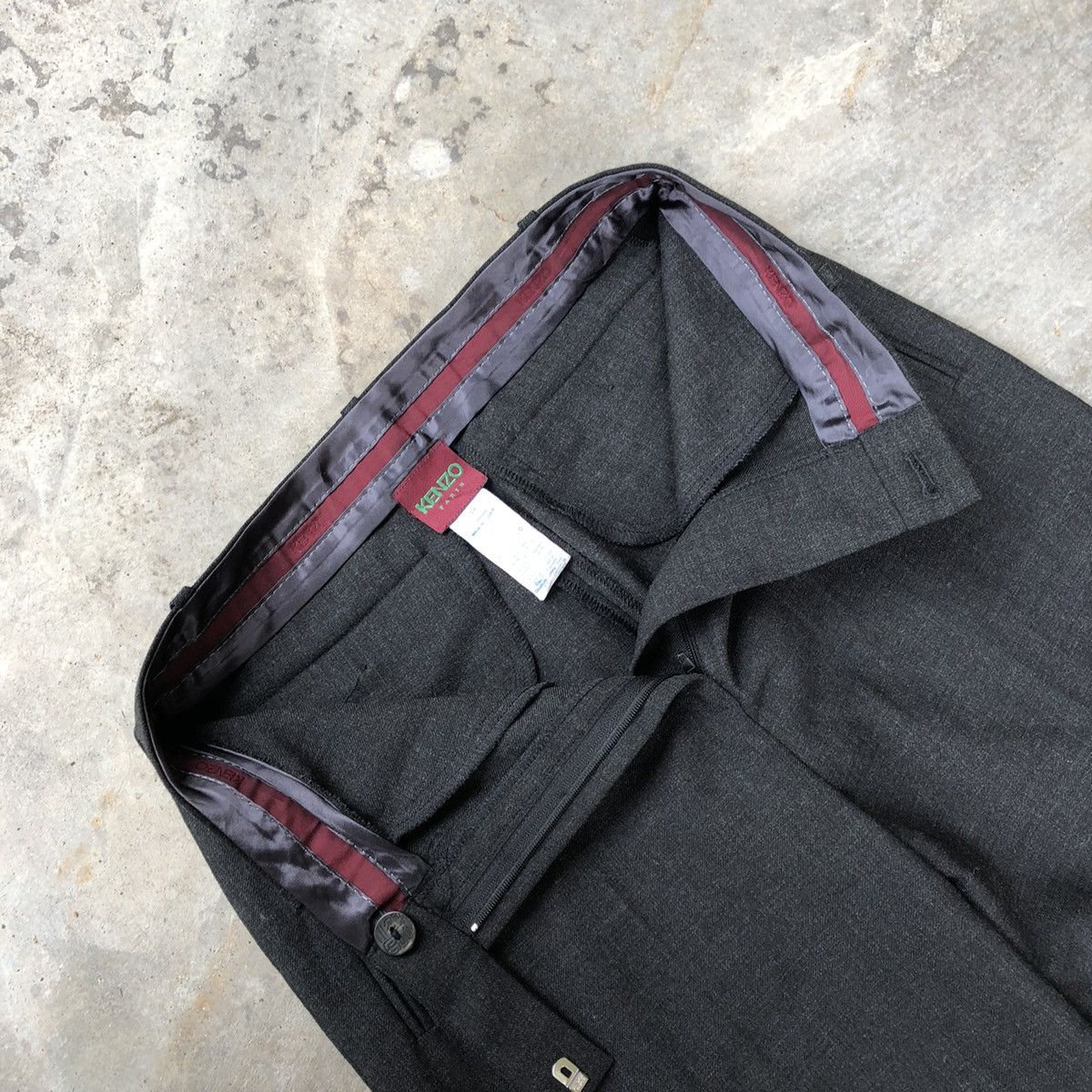 Designer × Kenzo × Vintage 🔥Rare🔥Iconic🔥Kenzo Fashion Worker Women Casual Wool Pants Size 27" / US 4 / IT 40 - 10 Thumbnail