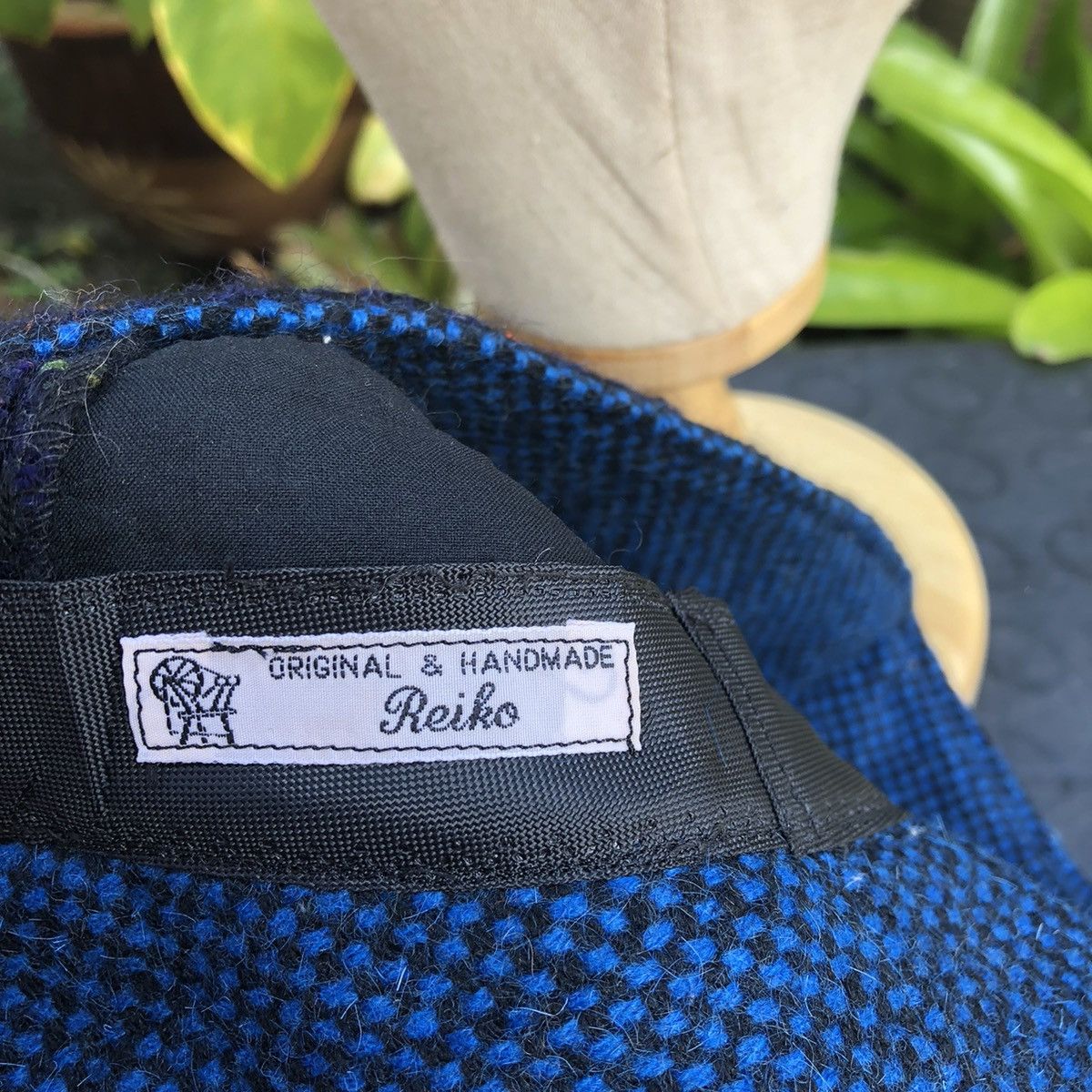 Designer × Japanese Brand × Vintage Vintage Reiko Handmade Wool Stylish Bucket Hat B88 Size ONE SIZE - 6 Thumbnail