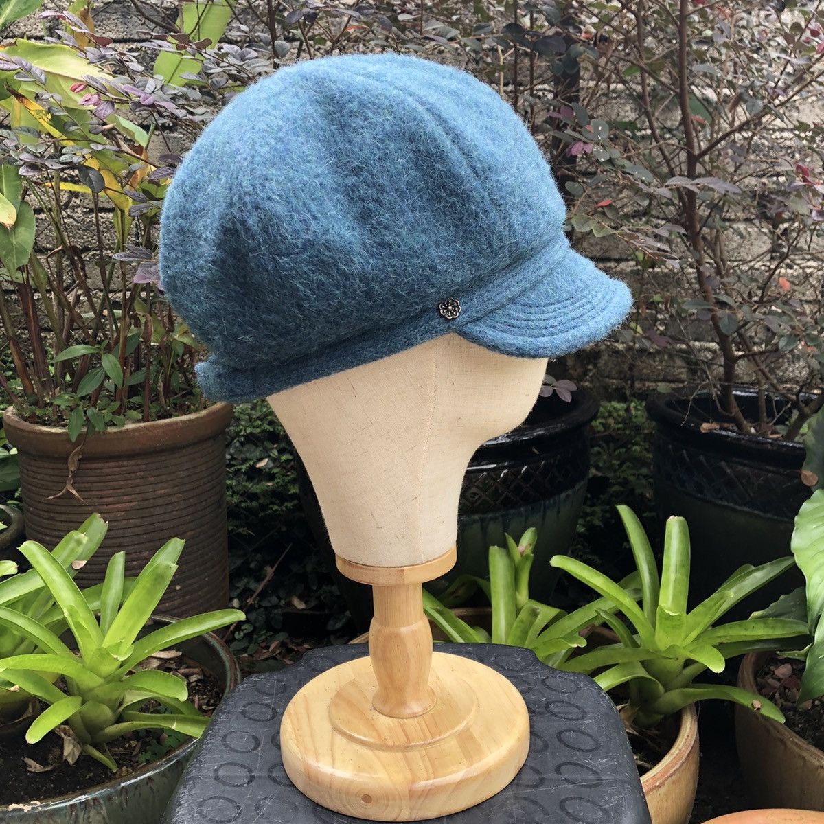 Designer × Japanese Brand × Kenzo 🔥Rare🔥Kenzo Flora Inside Captain Hat Styles Wool Outdoor Hat Size ONE SIZE - 4 Thumbnail