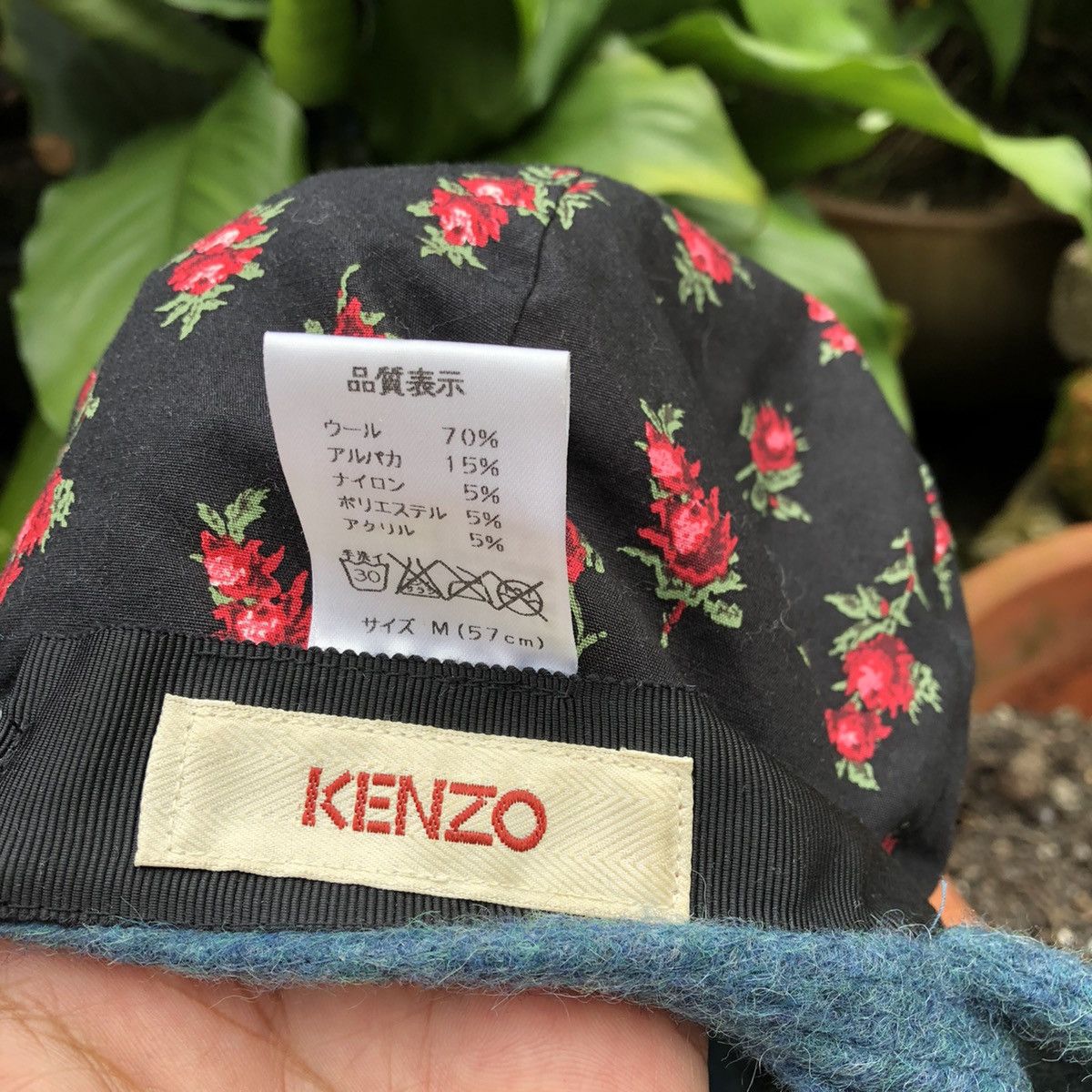 Designer × Japanese Brand × Kenzo 🔥Rare🔥Kenzo Flora Inside Captain Hat Styles Wool Outdoor Hat Size ONE SIZE - 9 Thumbnail