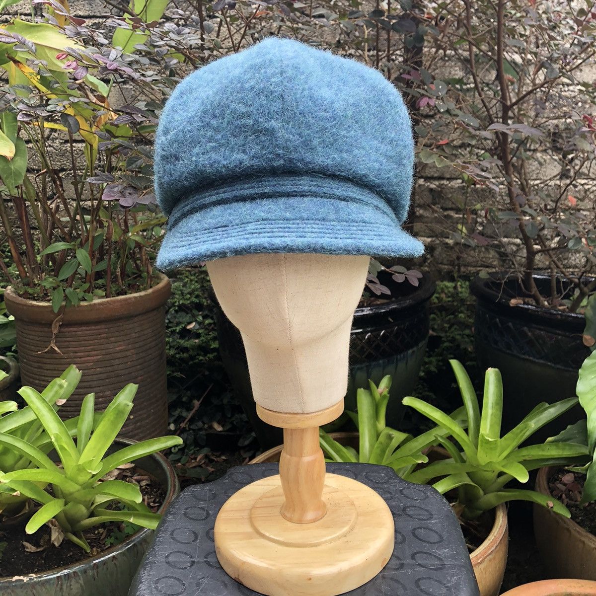 🔥Rare🔥Kenzo Flora Inside Captain Hat Styles Wool Outdoor Hat