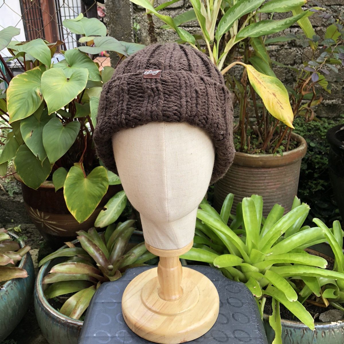 Stussy × Vintage Vintage Stussy Beanie Snow Cap B80 Size ONE SIZE - 1 Thumbnail