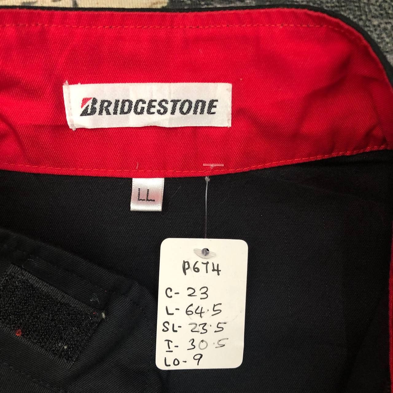 Japanese Brand P674 BRIDGESTONE RACING COVERALLS Size US L / EU 52-54 / 3 - 9 Thumbnail