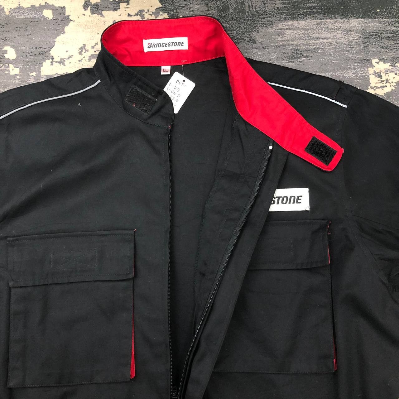 Japanese Brand P674 BRIDGESTONE RACING COVERALLS Size US L / EU 52-54 / 3 - 3 Thumbnail