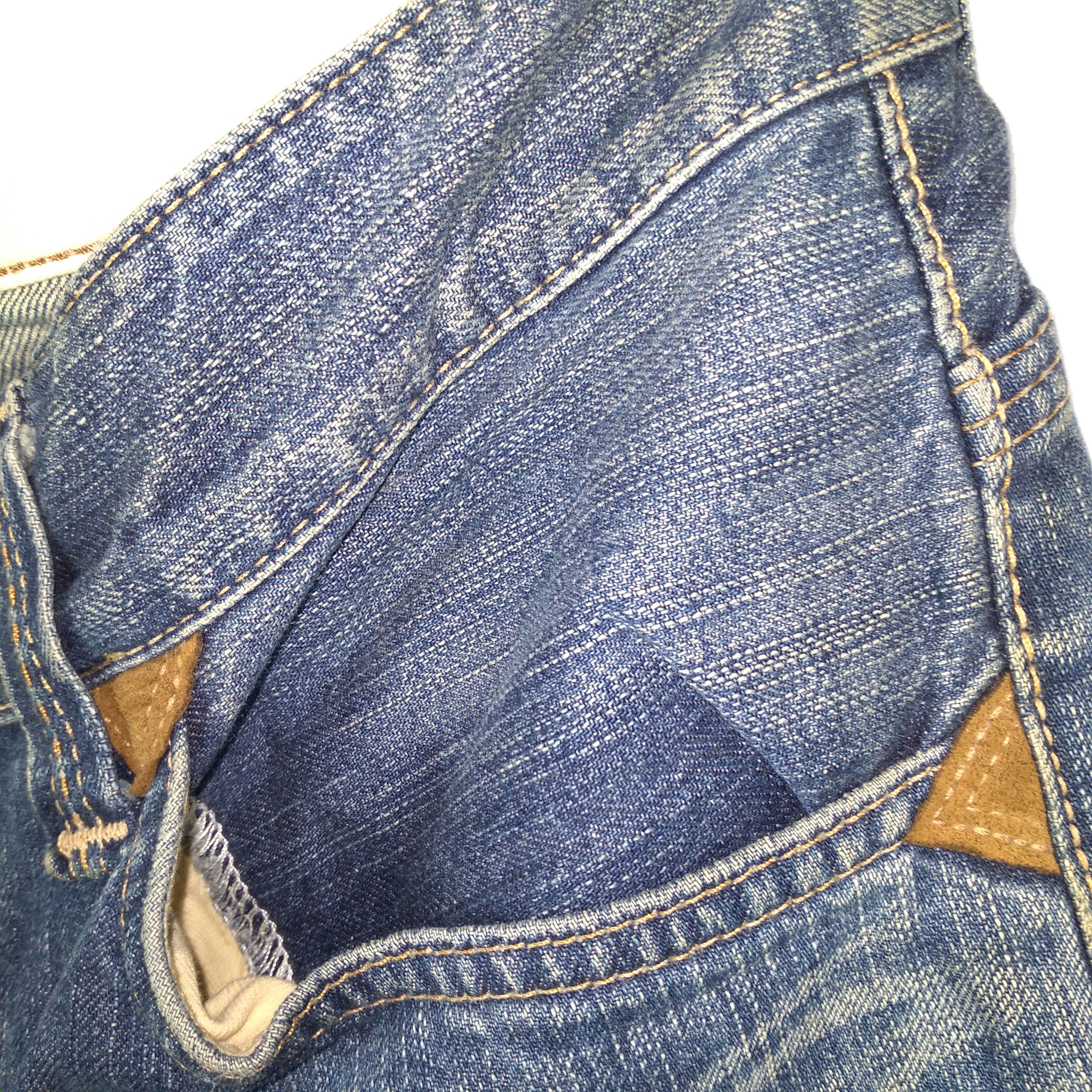 Edwin × Vintage Vintage Edwin E8003 Stoned Wash Distressed Denim Jeans Size US 34 / EU 50 - 8 Thumbnail