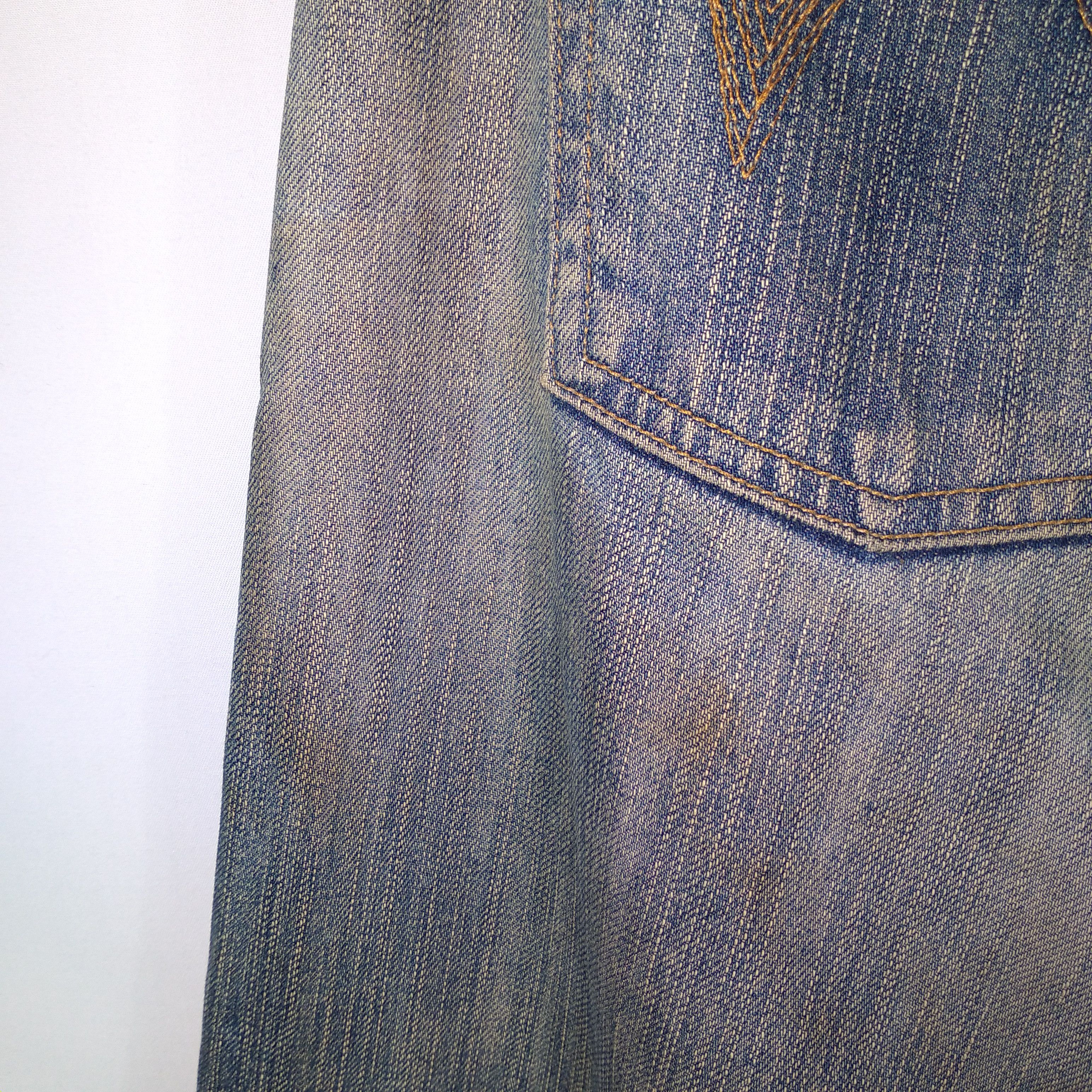 Edwin × Vintage Vintage Edwin E8003 Stoned Wash Distressed Denim Jeans Size US 34 / EU 50 - 15 Thumbnail