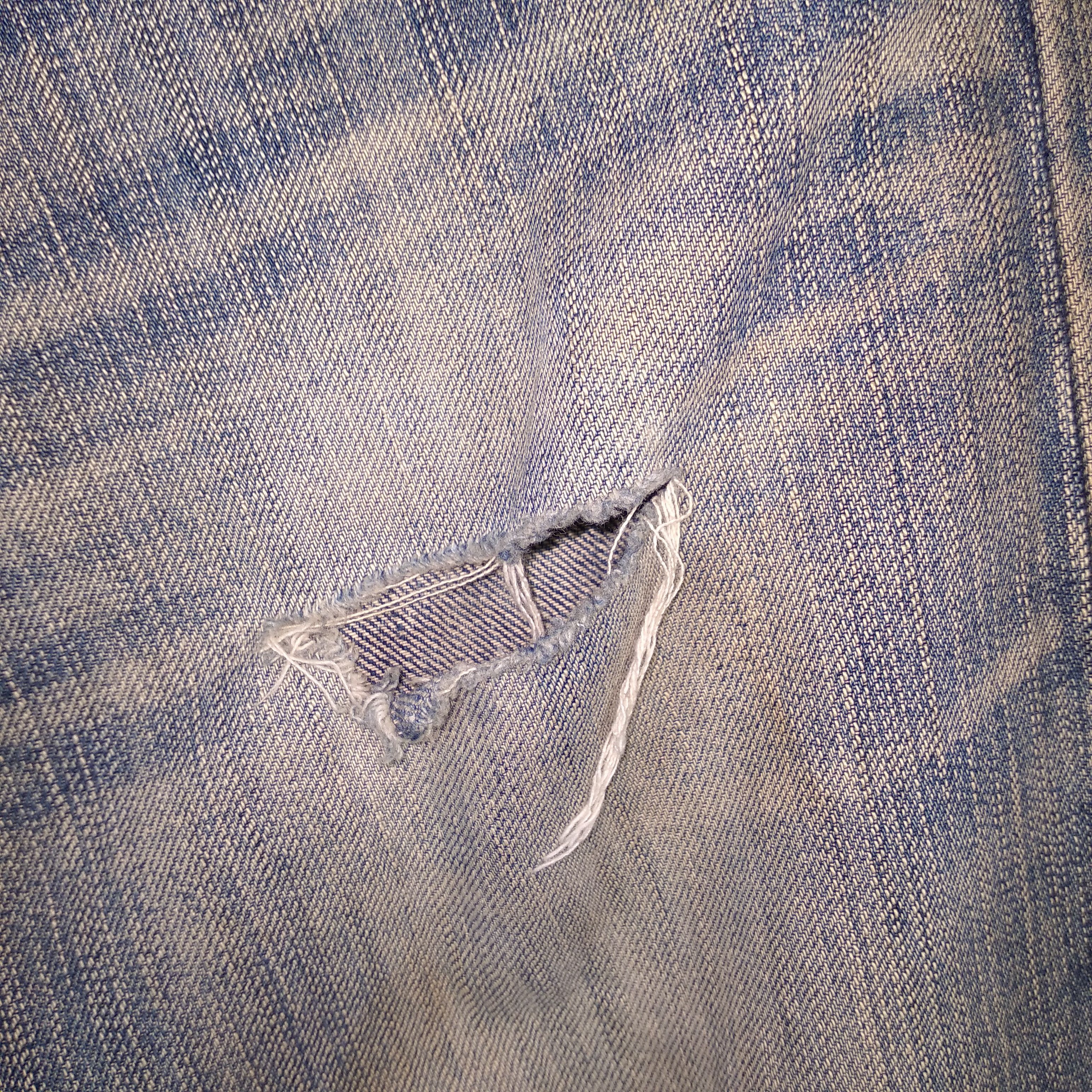 Edwin × Vintage Vintage Edwin E8003 Stoned Wash Distressed Denim Jeans Size US 34 / EU 50 - 6 Thumbnail