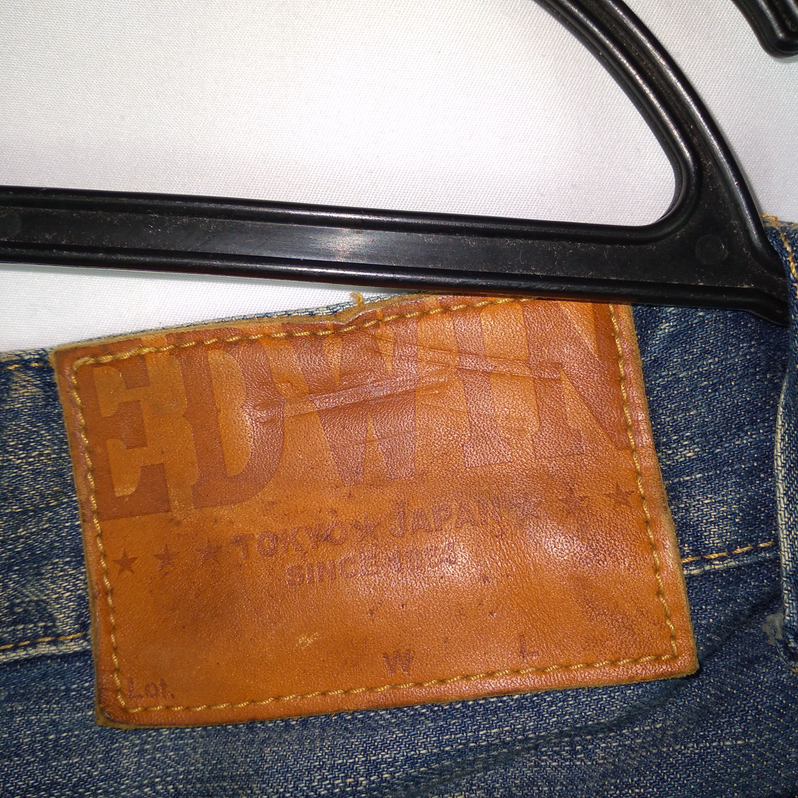 Edwin × Vintage Vintage Edwin E8003 Stoned Wash Distressed Denim Jeans Size US 34 / EU 50 - 14 Thumbnail