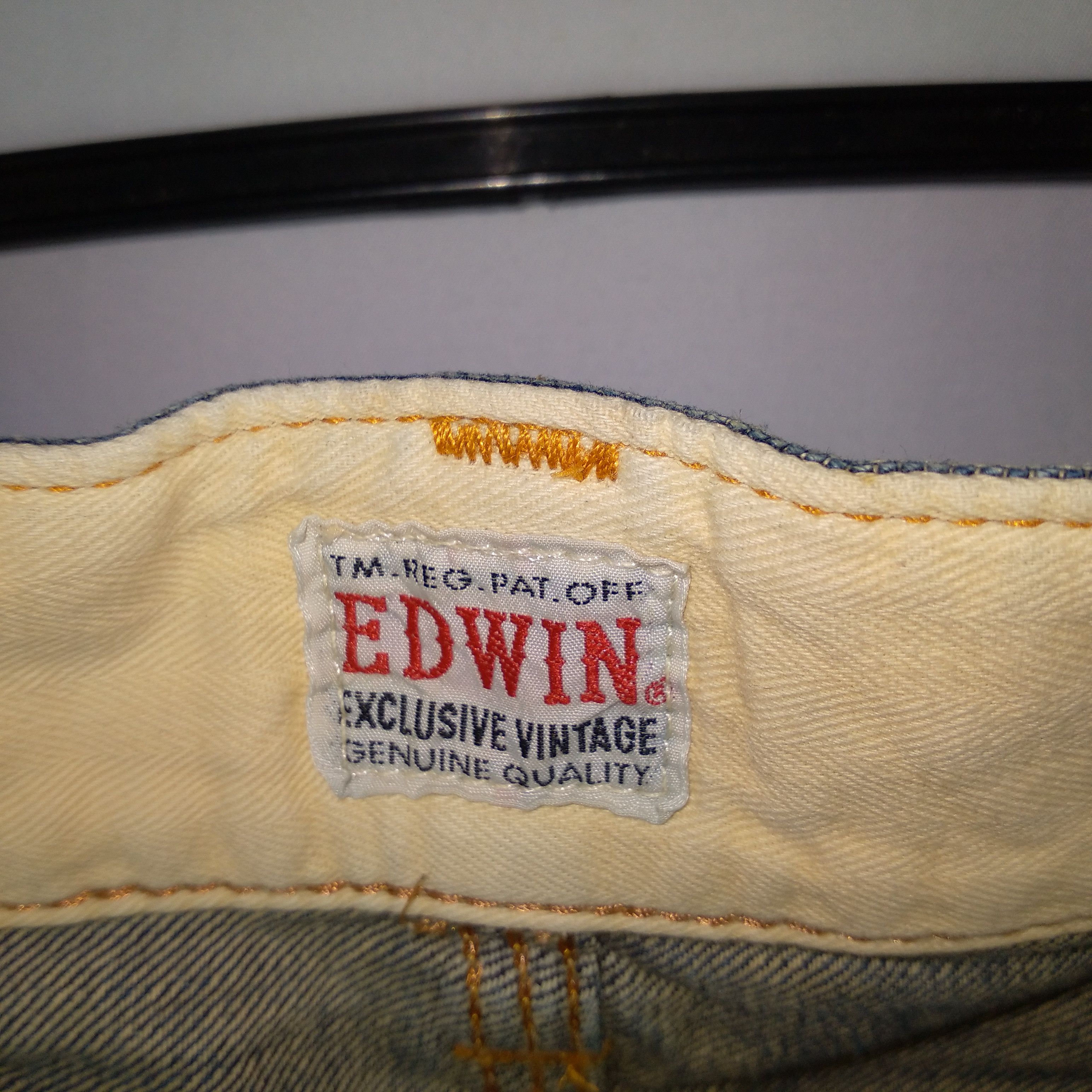 Edwin × Vintage Vintage Edwin E8003 Stoned Wash Distressed Denim Jeans Size US 34 / EU 50 - 18 Thumbnail