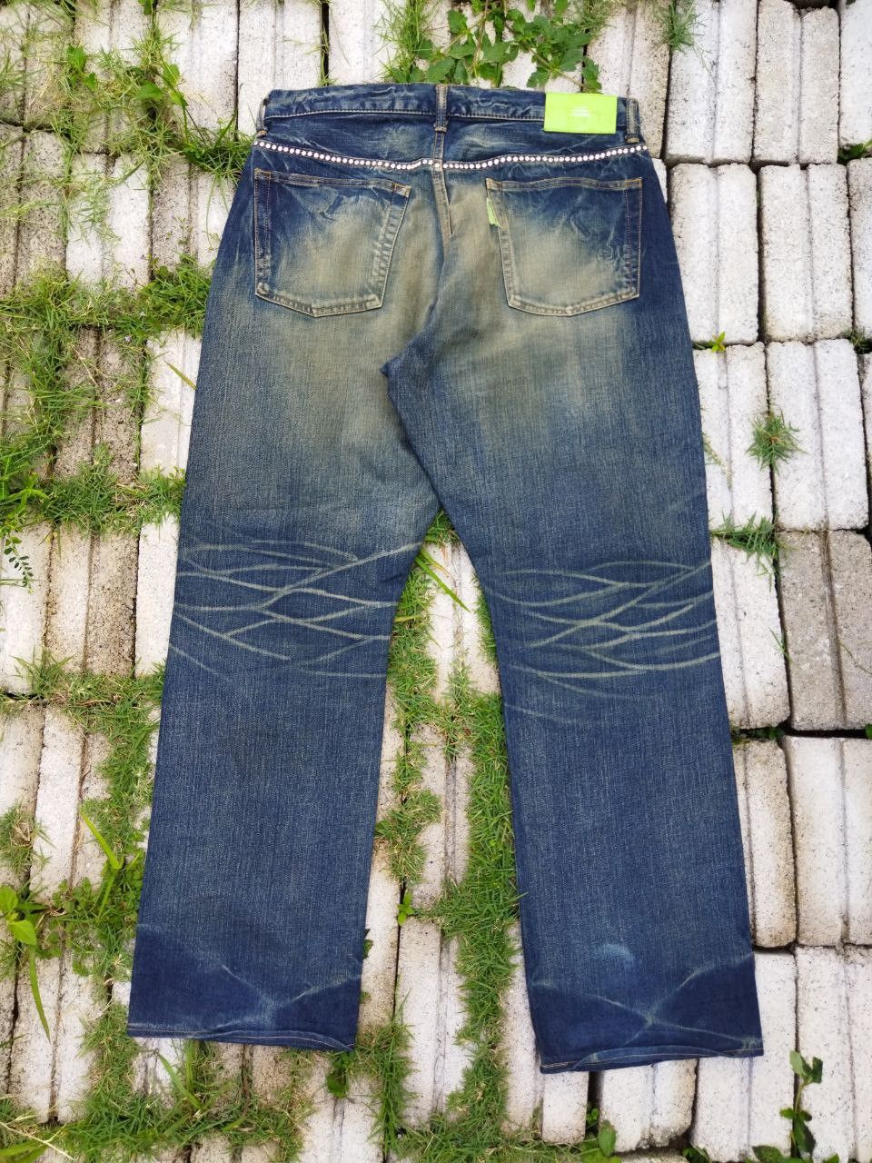 Swagger Swagger Japan Blue Distressed Jeans - Size 32 Size US 32 / EU 48 - 8 Thumbnail