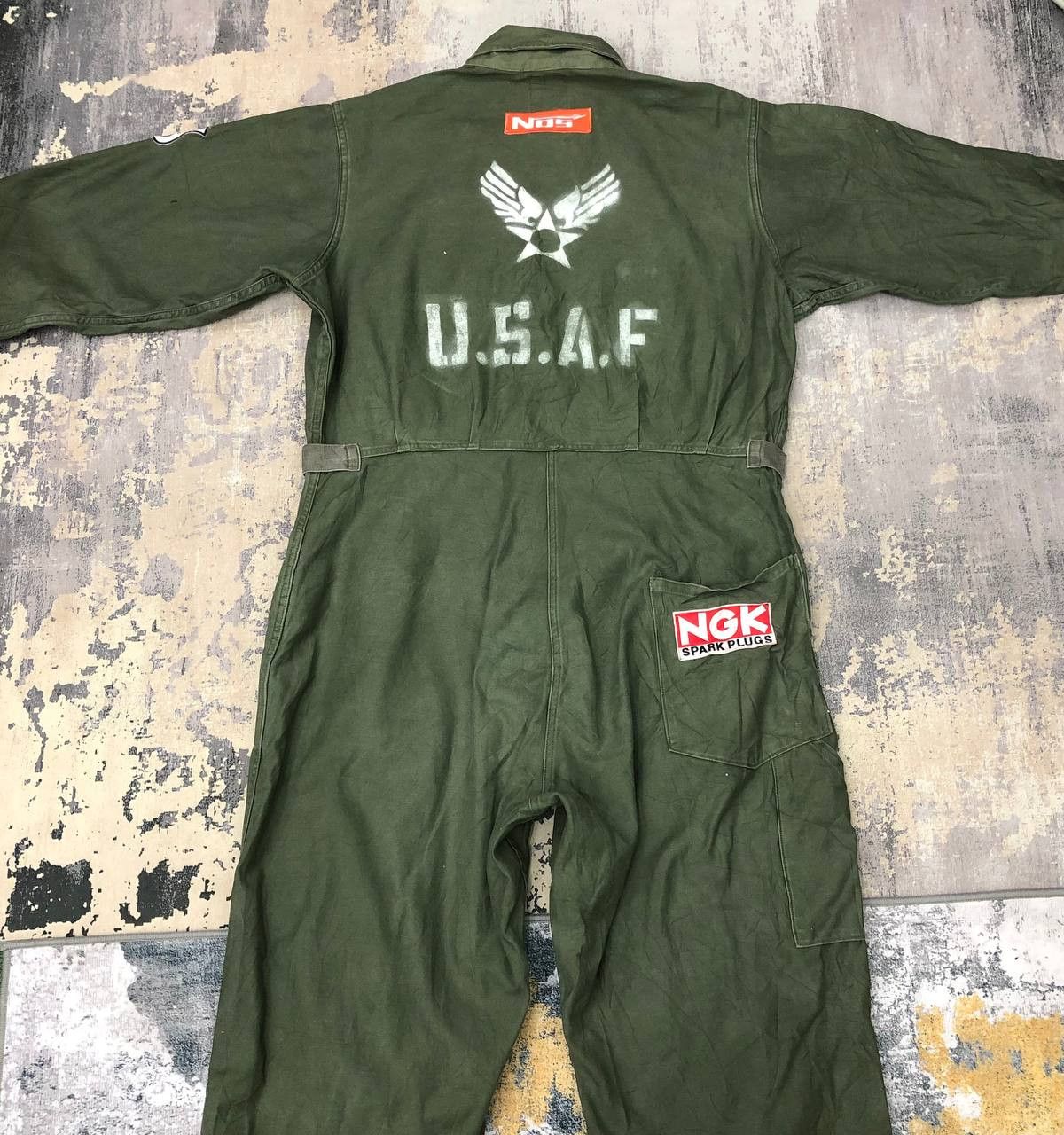 P672 U.S.A.F X STP X NGK x GULF TYPE 1 COVERALLS