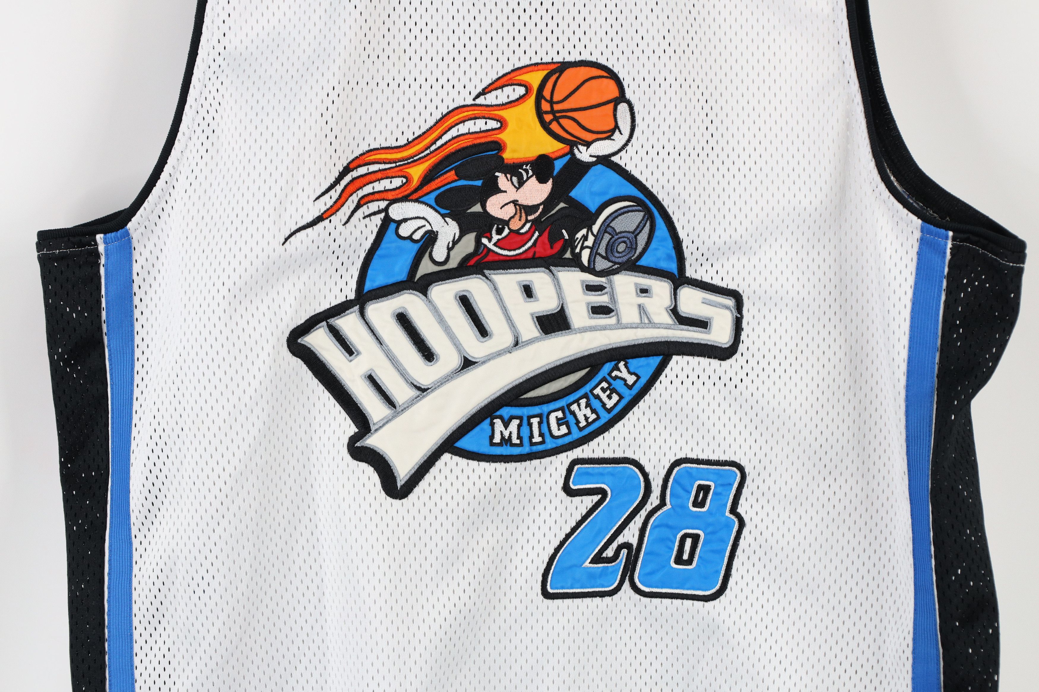 Disney × Vintage Vintage 90s Disney Flames Mickey Mouse Basketball Jersey Size US L / EU 52-54 / 3 - 4 Thumbnail