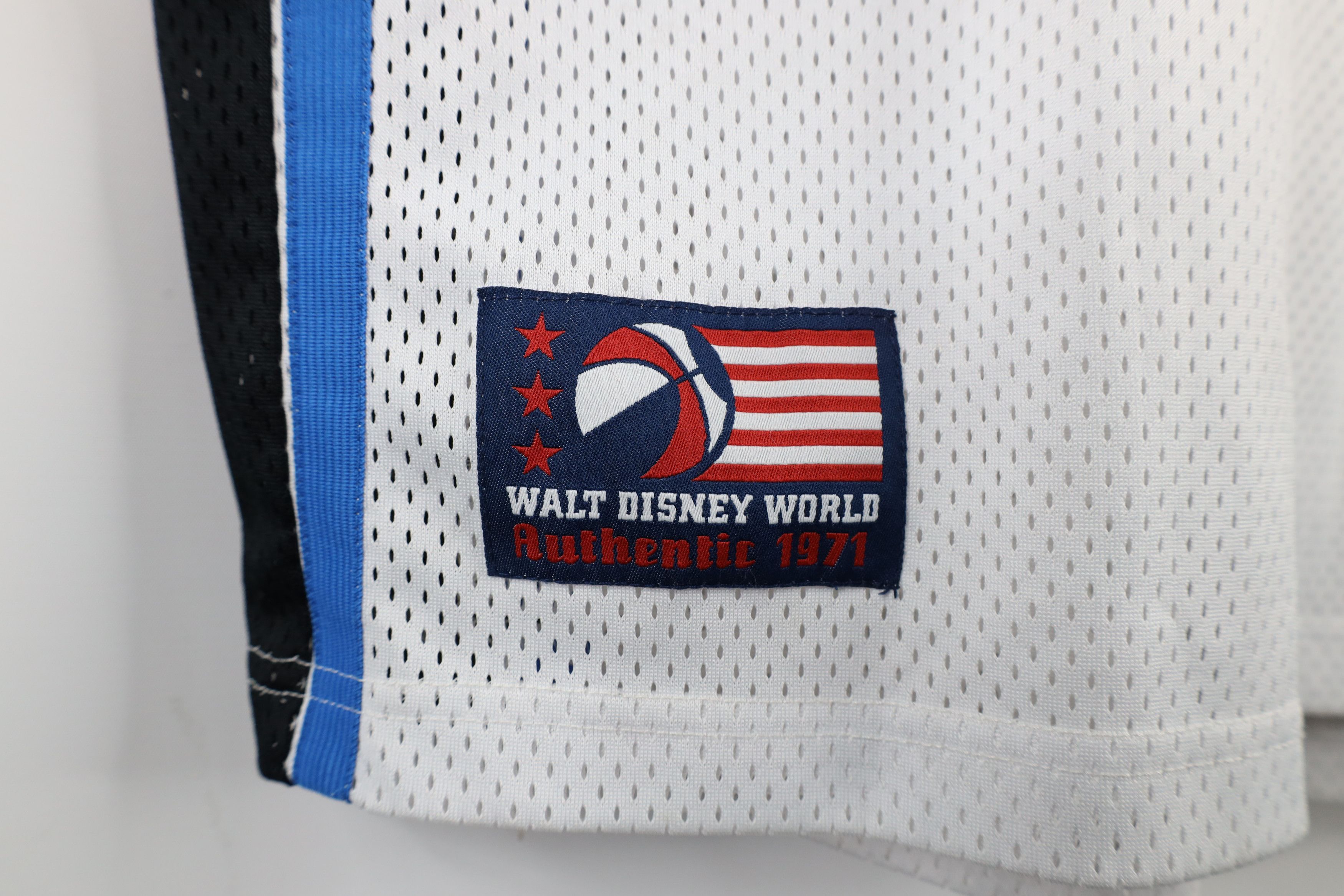 Disney × Vintage Vintage 90s Disney Flames Mickey Mouse Basketball Jersey Size US L / EU 52-54 / 3 - 5 Thumbnail