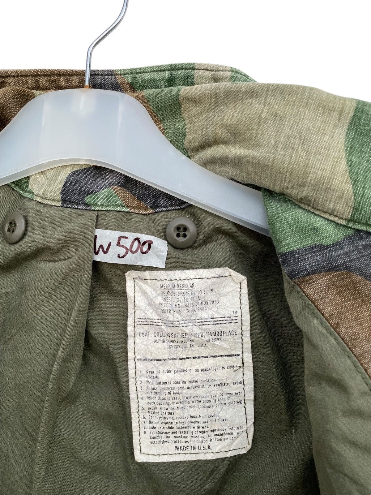 Alpha Industries Alpha Industrues M-65 Cold Weather Field Camouflage Size US M / EU 48-50 / 2 - 6 Thumbnail