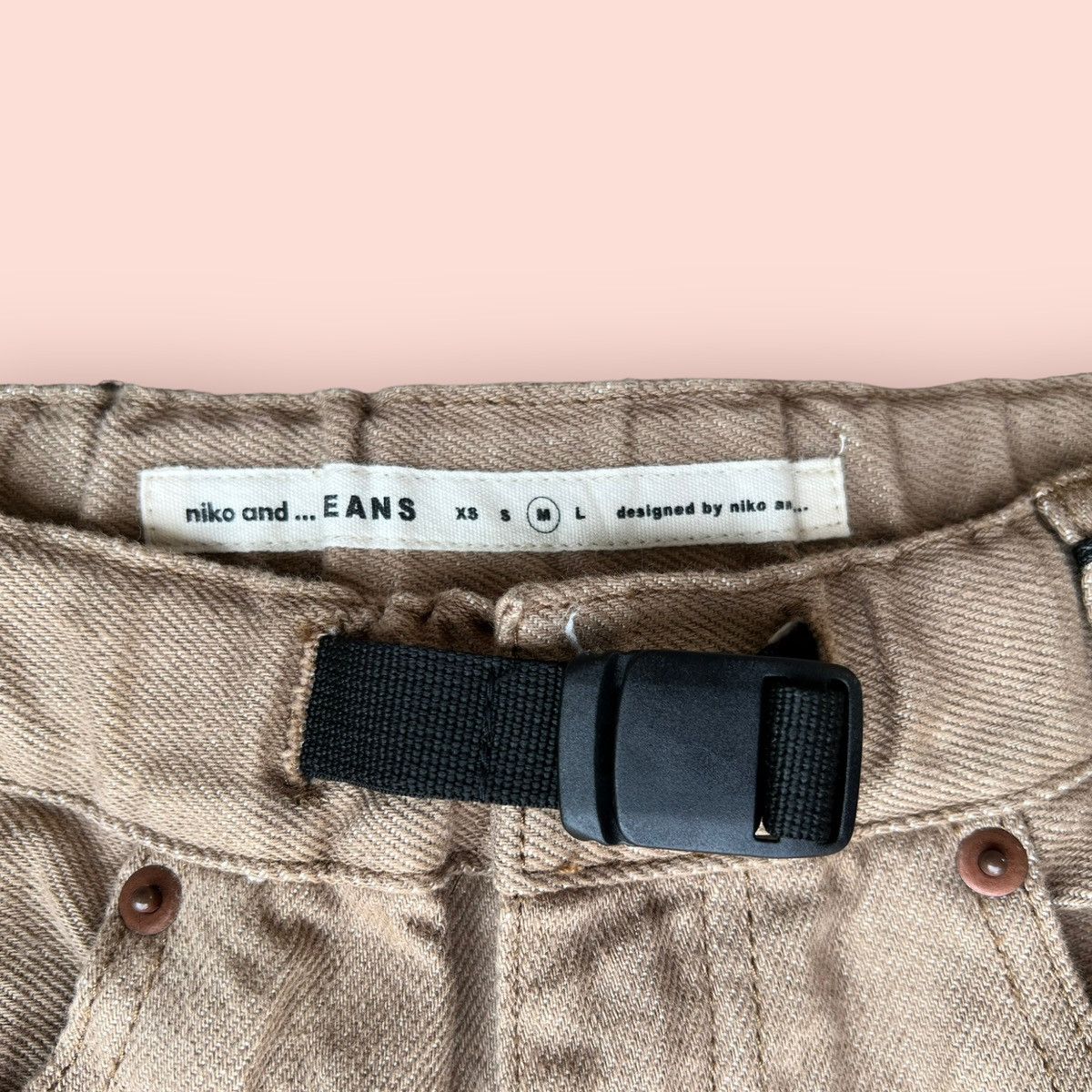 Designer × Japanese Brand RARE NIKO AND... JEANS (NEW OLD STOCK) TWIST LEG BAGGY JEANS Size 29" - 12 Thumbnail
