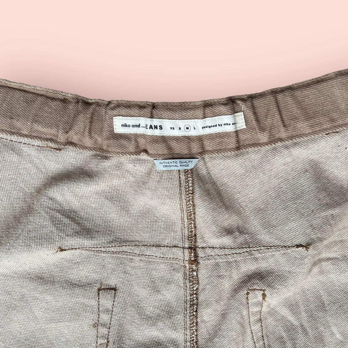 Designer × Japanese Brand RARE NIKO AND... JEANS (NEW OLD STOCK) TWIST LEG BAGGY JEANS Size 29" - 14 Thumbnail
