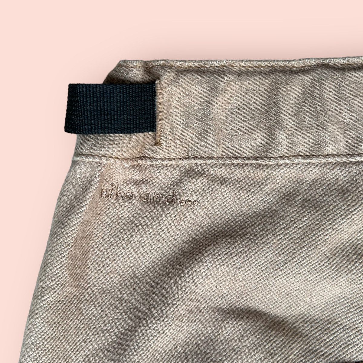 Designer × Japanese Brand RARE NIKO AND... JEANS (NEW OLD STOCK) TWIST LEG BAGGY JEANS Size 29" - 17 Thumbnail