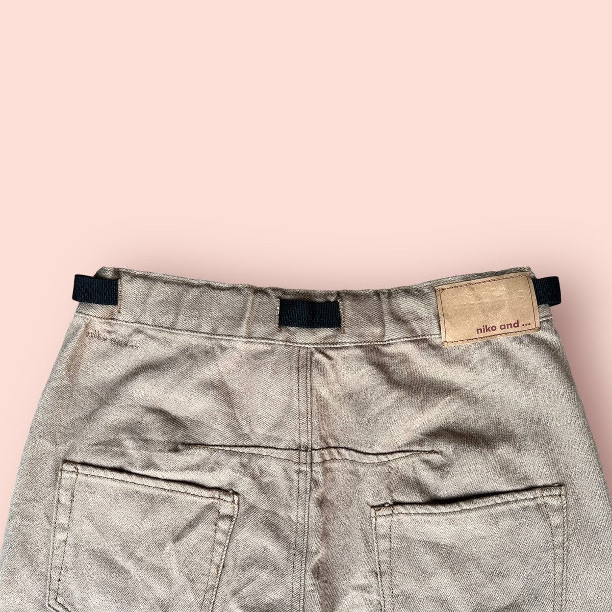 Designer × Japanese Brand RARE NIKO AND... JEANS (NEW OLD STOCK) TWIST LEG BAGGY JEANS Size 29" - 16 Thumbnail