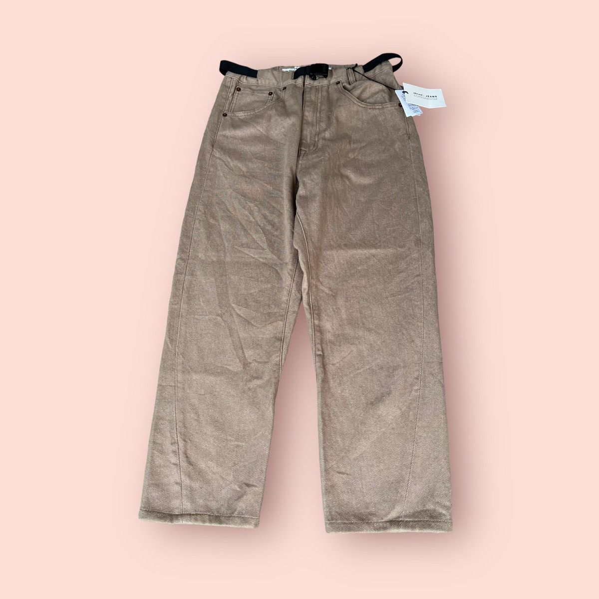 Designer × Japanese Brand RARE NIKO AND... JEANS (NEW OLD STOCK) TWIST LEG BAGGY JEANS Size 29" - 7 Thumbnail