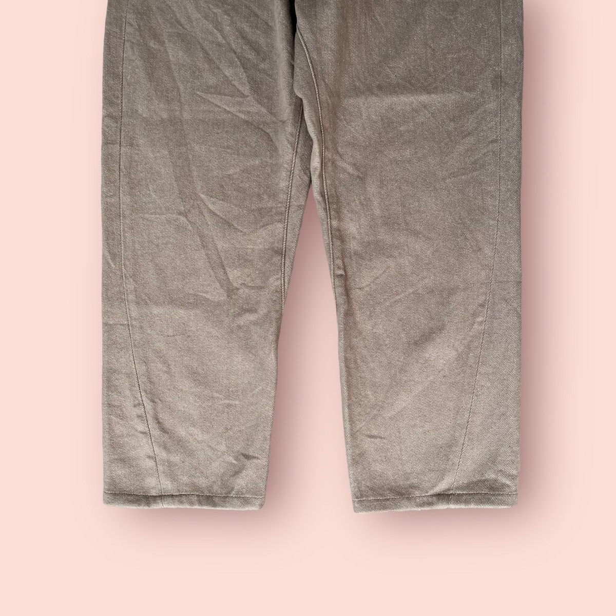 Designer × Japanese Brand RARE NIKO AND... JEANS (NEW OLD STOCK) TWIST LEG BAGGY JEANS Size 29" - 8 Thumbnail