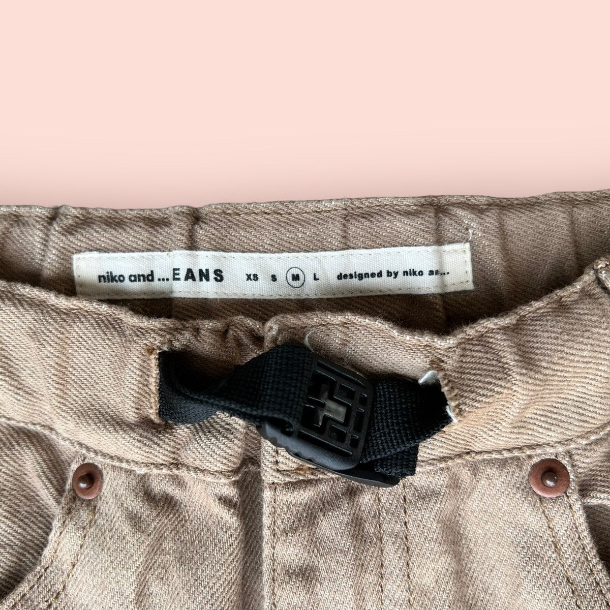 Designer × Japanese Brand RARE NIKO AND... JEANS (NEW OLD STOCK) TWIST LEG BAGGY JEANS Size 29" - 11 Thumbnail