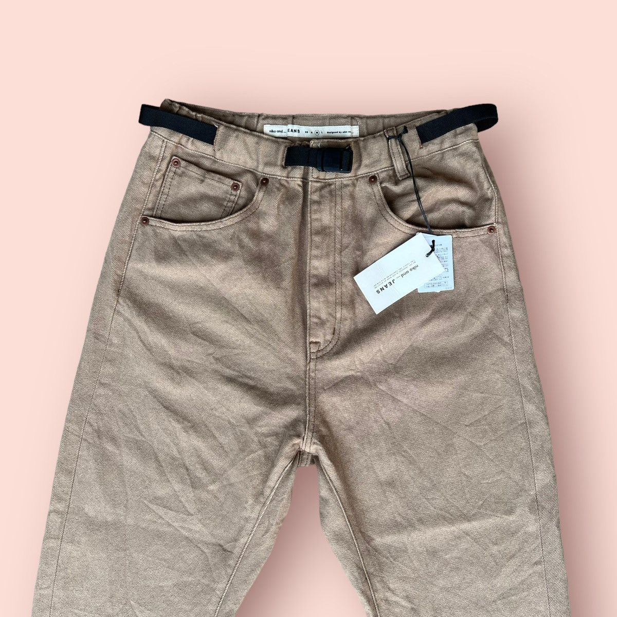 Designer × Japanese Brand RARE NIKO AND... JEANS (NEW OLD STOCK) TWIST LEG BAGGY JEANS Size 29" - 10 Thumbnail