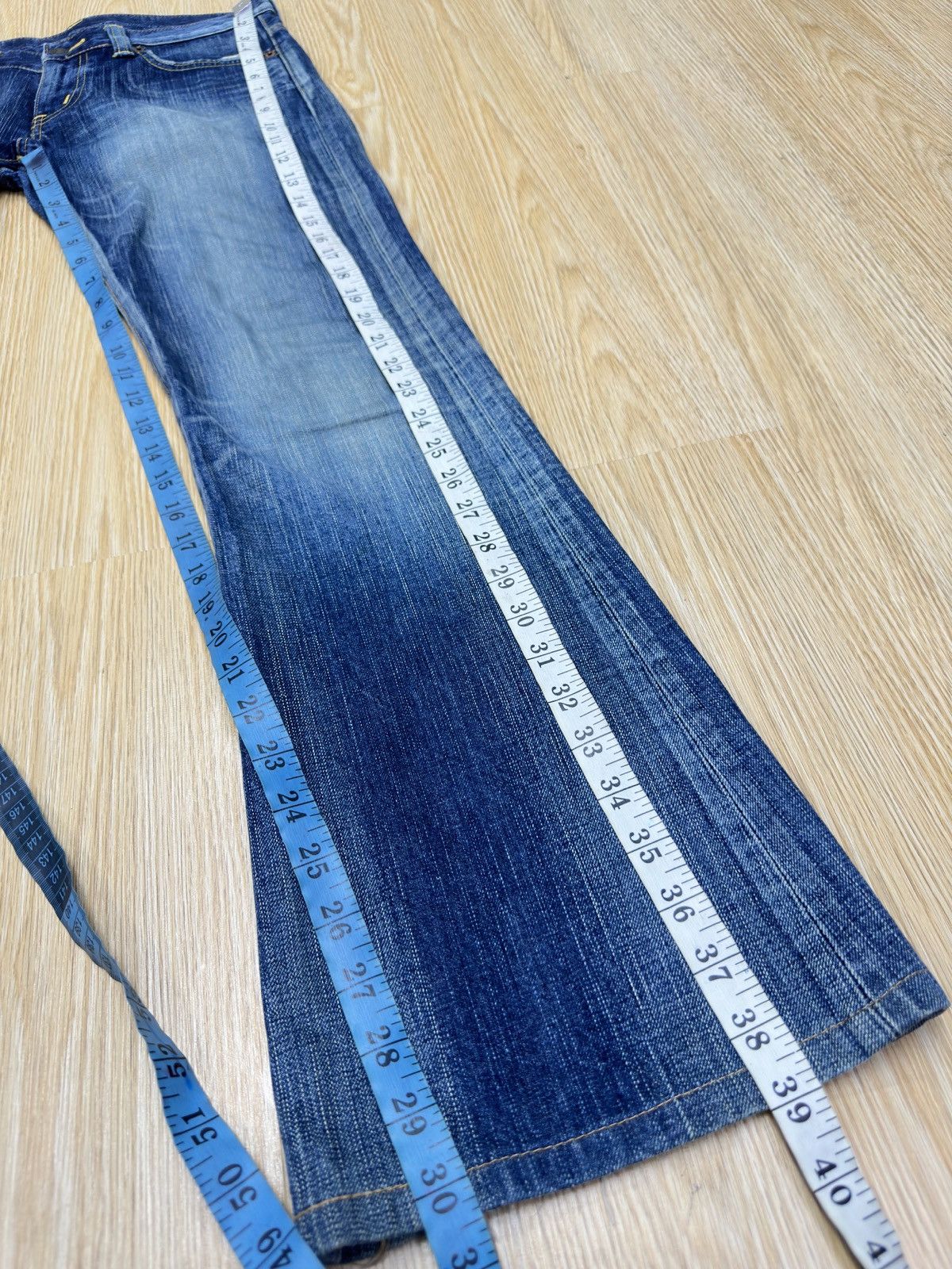 Beauty Beast × Edwin × Vintage Vintage Edwin 503 Flare Bootcut Japan Denim JJ77 Size 27" / US 4 / IT 40 - 5 Thumbnail