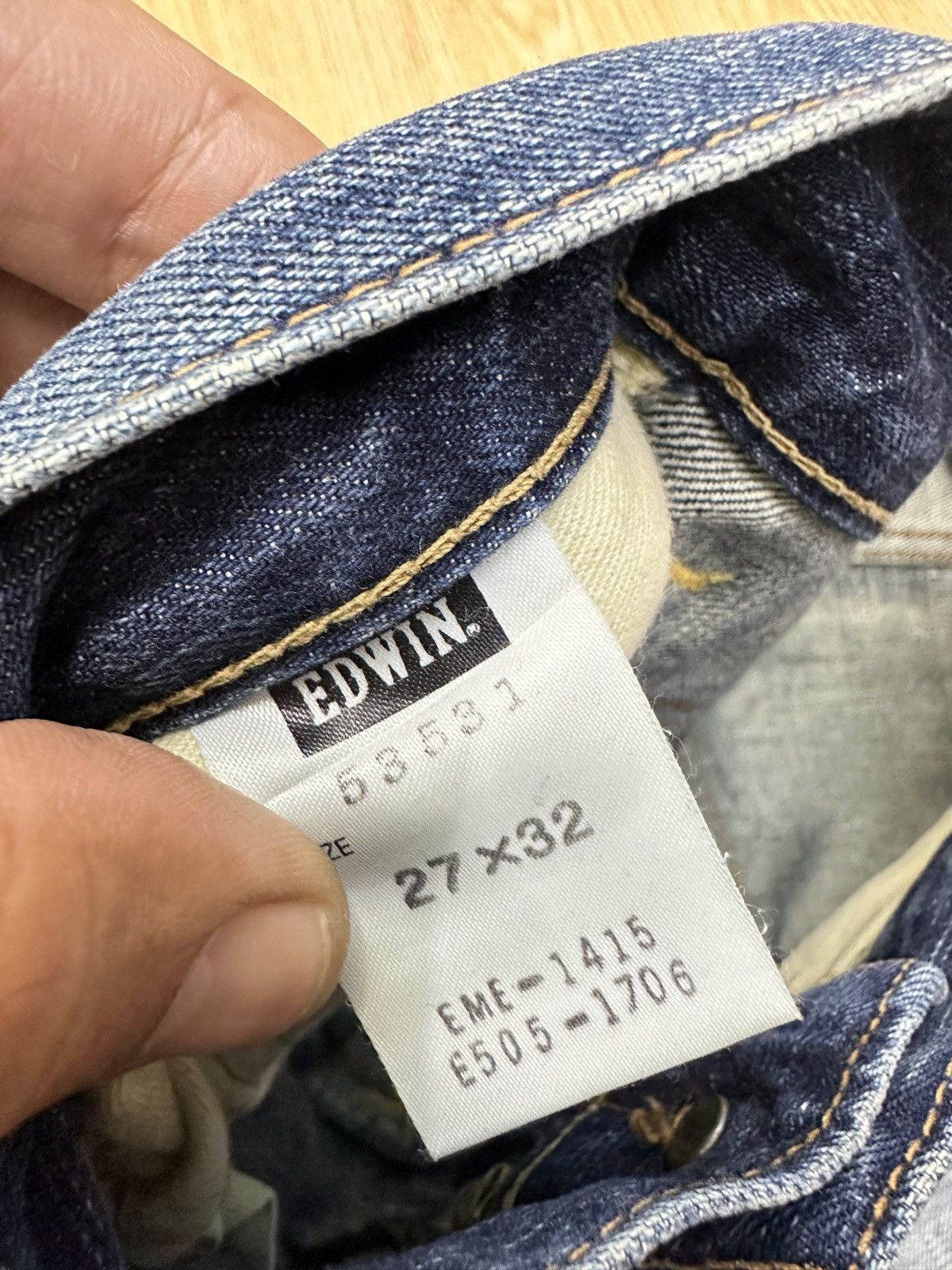 Beauty Beast × Edwin × Vintage Vintage Edwin 503 Flare Bootcut Japan Denim JJ77 Size 27" / US 4 / IT 40 - 10 Thumbnail