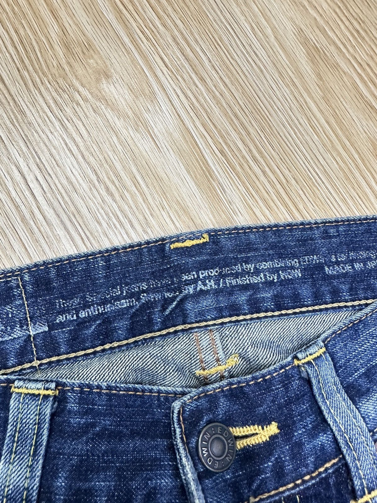Beauty Beast × Edwin × Vintage Vintage Edwin 503 Flare Bootcut Japan Denim JJ77 Size 27" / US 4 / IT 40 - 8 Thumbnail