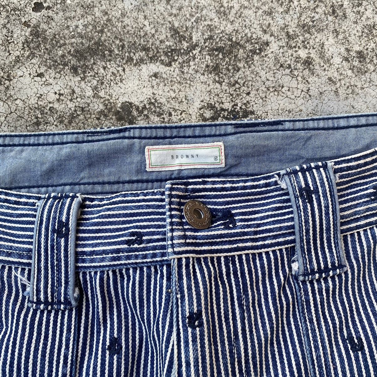 14th Addiction × Japanese Brand Vintage Japanese Browny Monogram Belt Loop Carpenter Pants Size US 32 / EU 48 - 4 Thumbnail