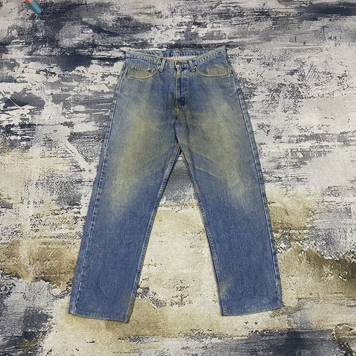 Polo Ralph Lauren × Ralph Lauren × Vintage Gcw23🔥Vintage Polo Ralph Lauren Dirty Rusty Denim Jeans Size US 33 - 2 Thumbnail