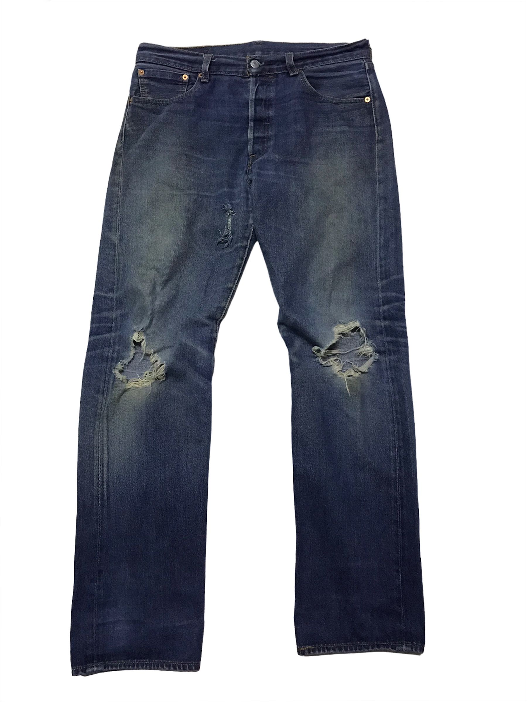 Vintage Levi's 501 distressed jeans
