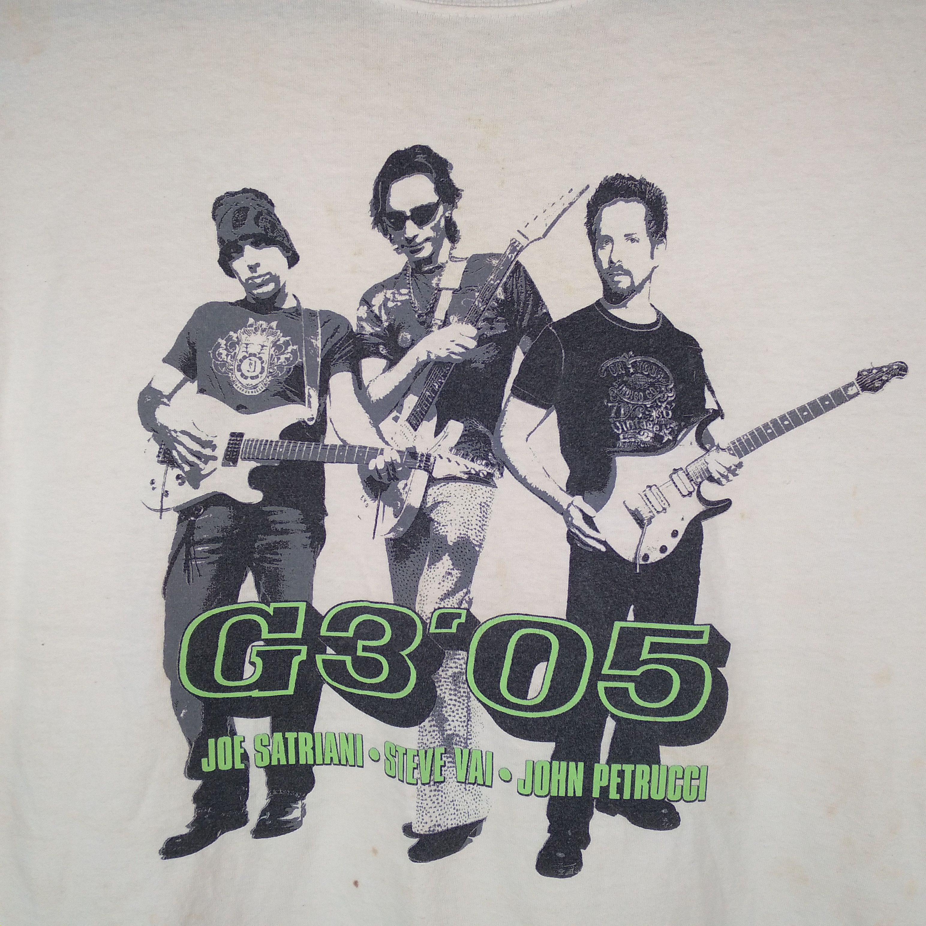 Band Tees × Vintage Vintage Steve Vai Joe Satriani John Petrucci Japan Tour Tee Size US L / EU 52-54 / 3 - 3 Thumbnail