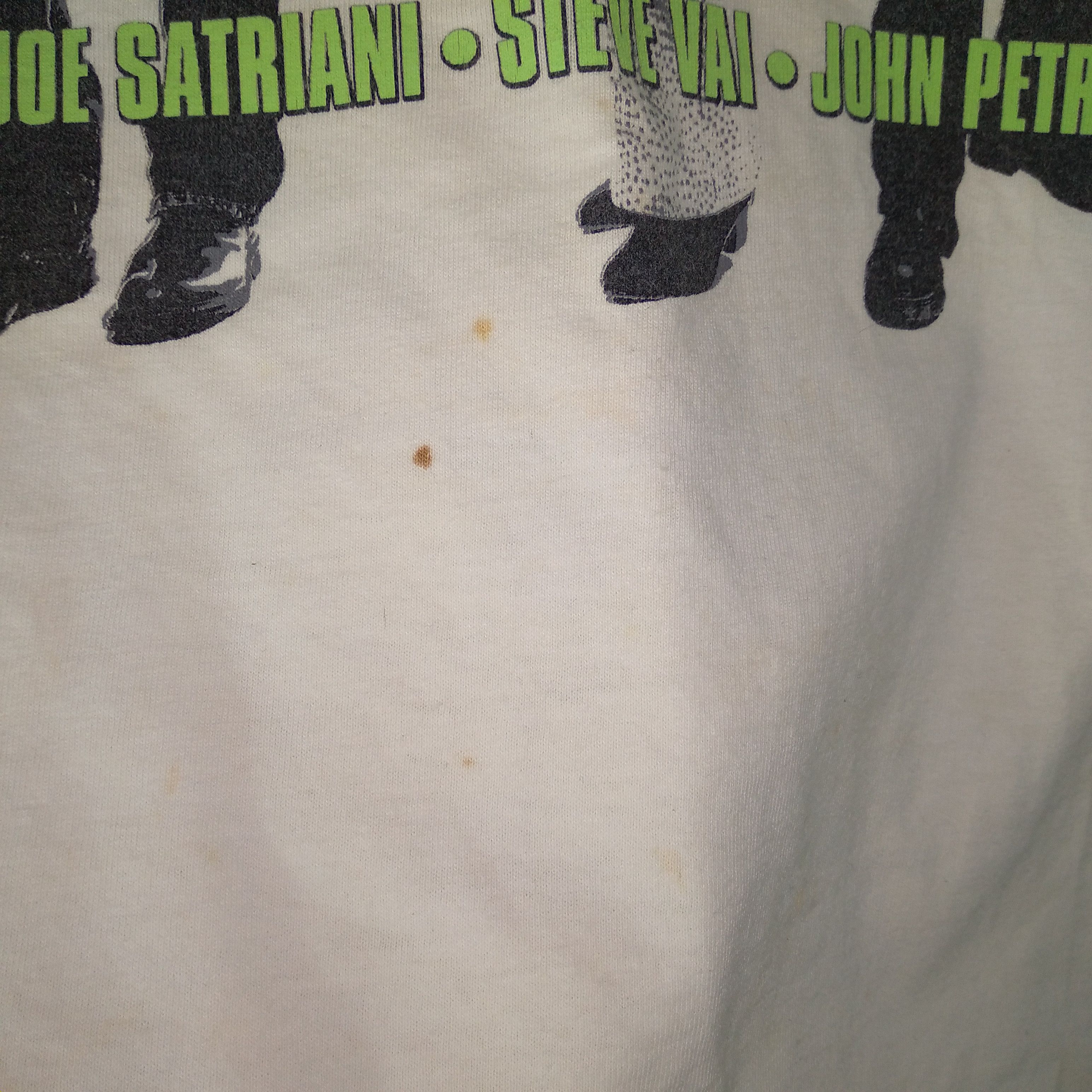 Band Tees × Vintage Vintage Steve Vai Joe Satriani John Petrucci Japan Tour Tee Size US L / EU 52-54 / 3 - 8 Thumbnail