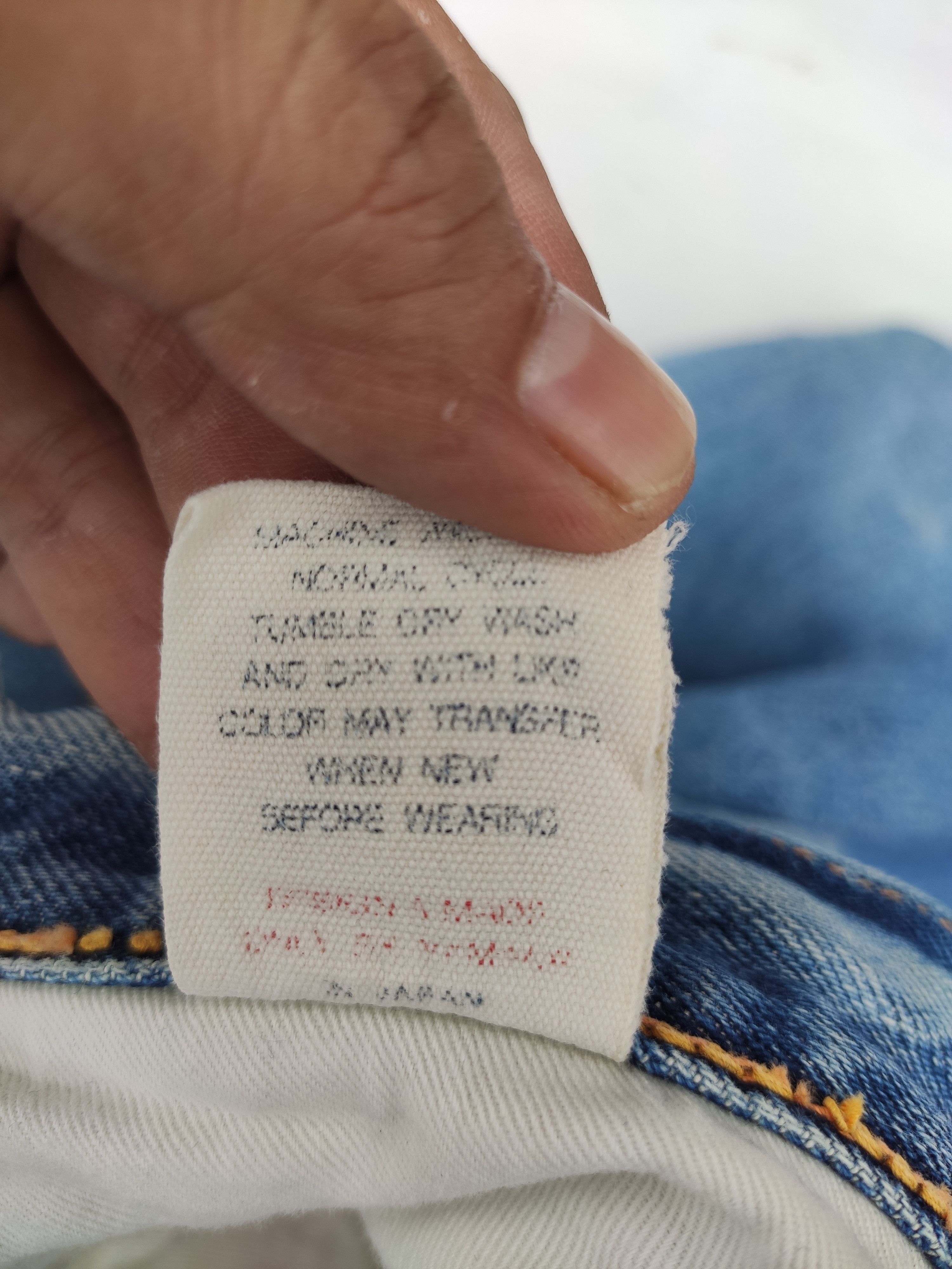 Evisu × Vintage Vintage Evisu Jeans Distressed Size US 43 - 5 Thumbnail