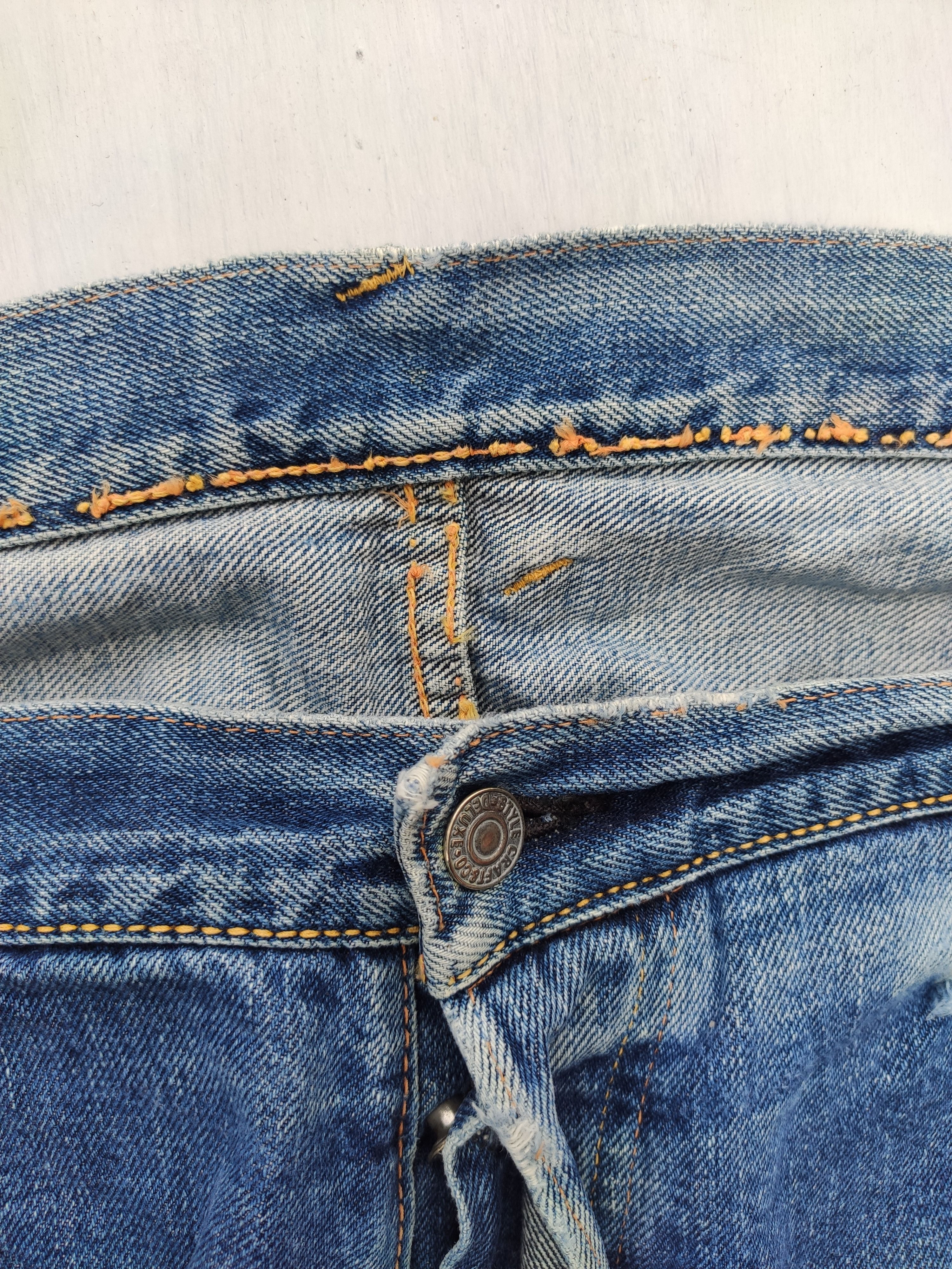 Evisu × Vintage Vintage Evisu Jeans Distressed Size US 43 - 7 Thumbnail