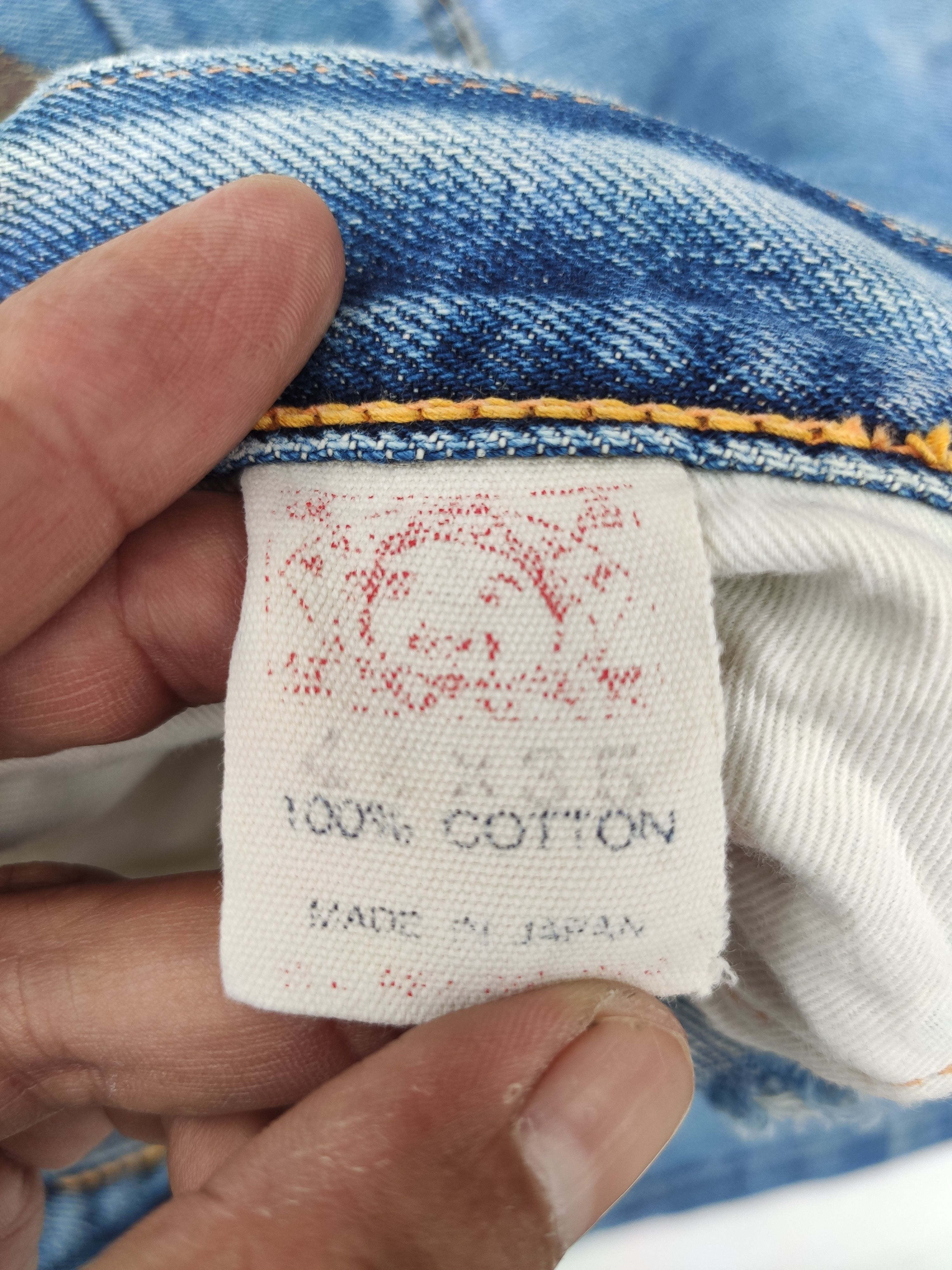 Evisu × Vintage Vintage Evisu Jeans Distressed Size US 43 - 6 Thumbnail