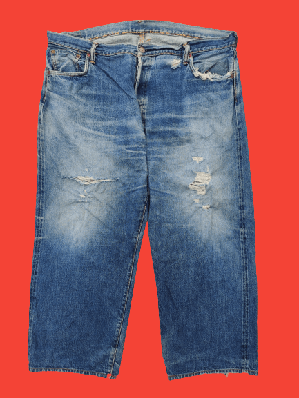 Evisu × Vintage Vintage Evisu Jeans Distressed Size US 43 - 3 Thumbnail