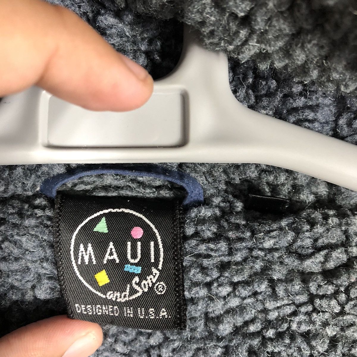 Maui and Sons × Vintage Rare Vintage Maui And Son Sherpa Inside Winter Hoodie Jacket Size US M / EU 48-50 / 2 - 13 Thumbnail