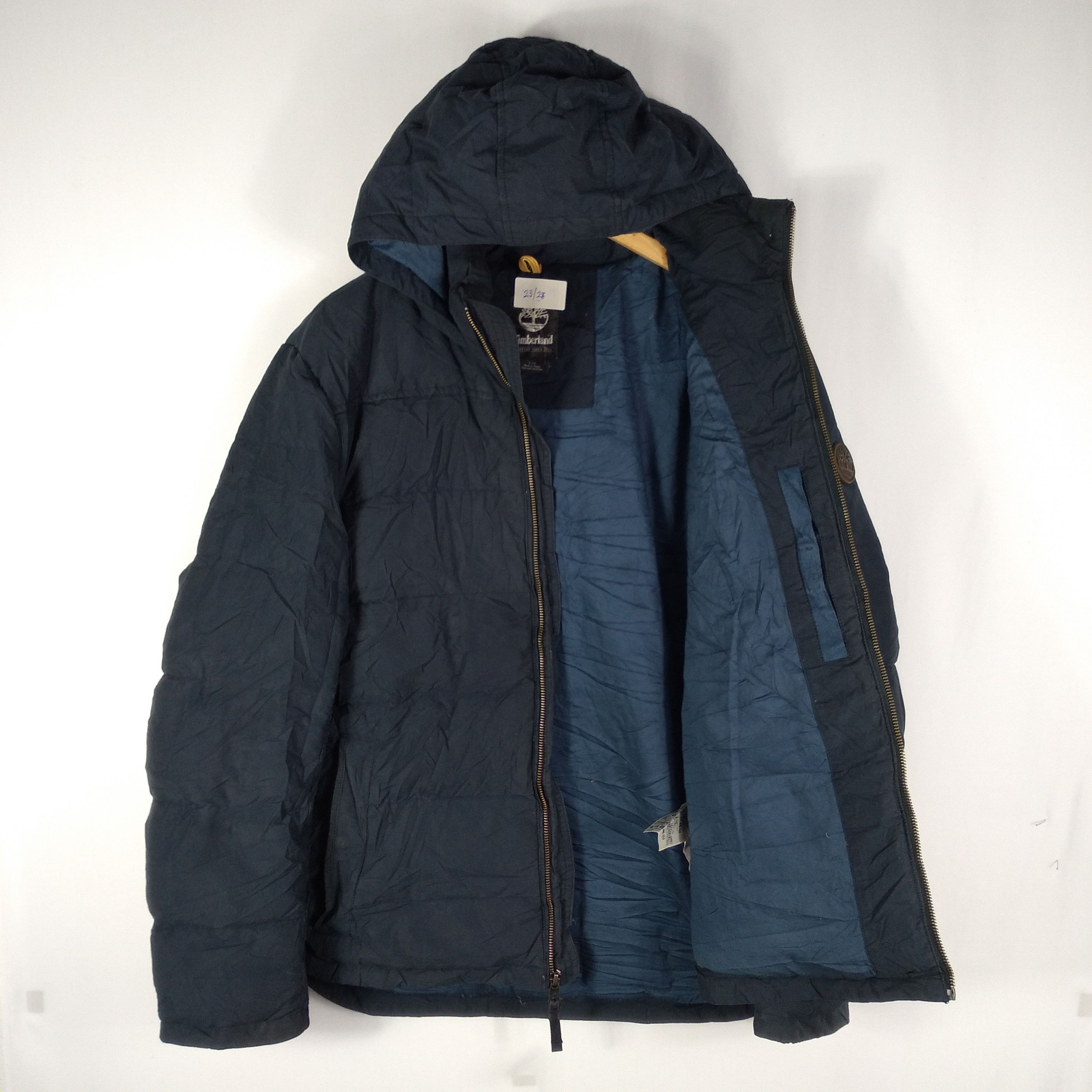 Timberland × Vintage Vintage Timberland Puffer Hoodie Winter Jacket Size US M / EU 48-50 / 2 - 10 Thumbnail