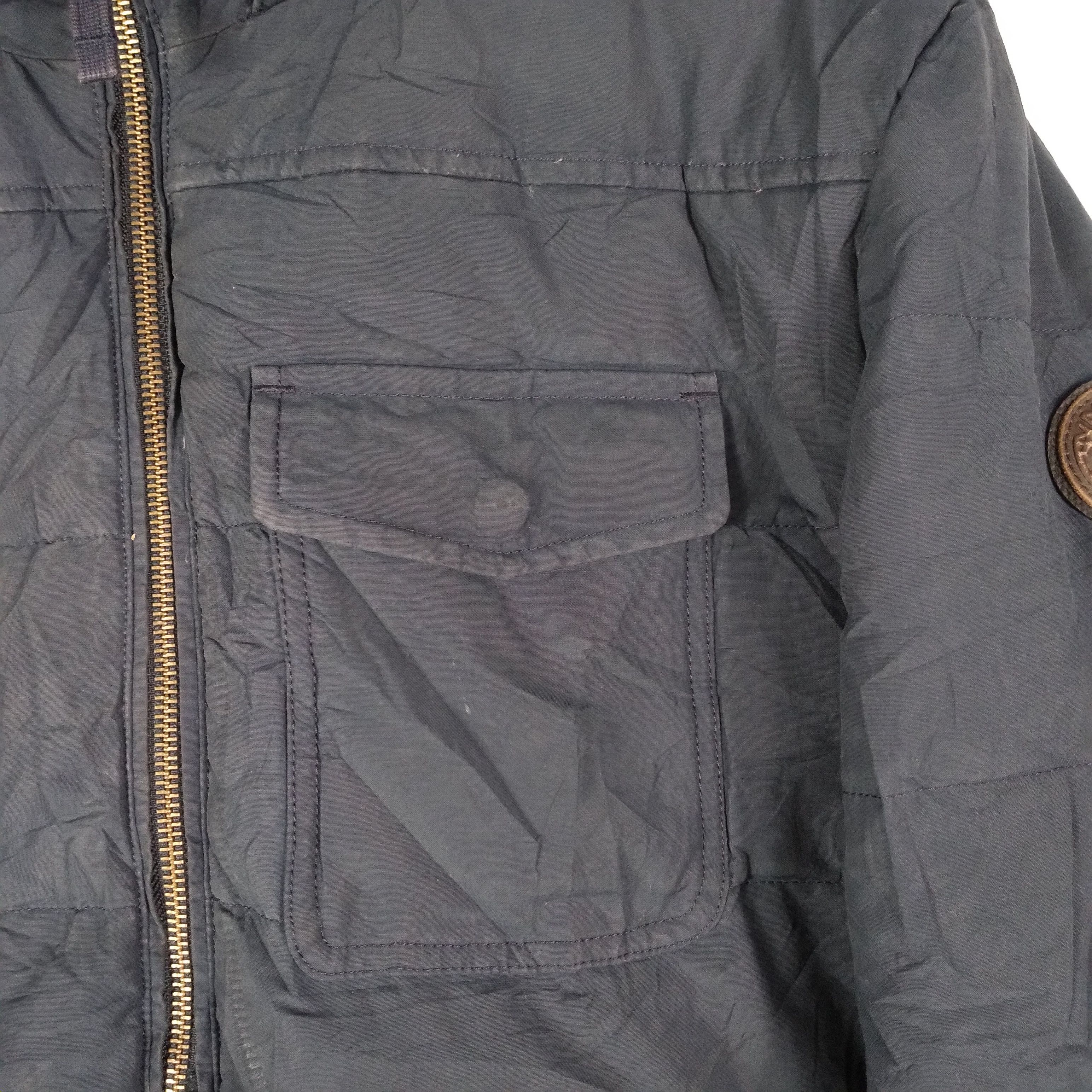 Timberland × Vintage Vintage Timberland Puffer Hoodie Winter Jacket Size US M / EU 48-50 / 2 - 5 Thumbnail