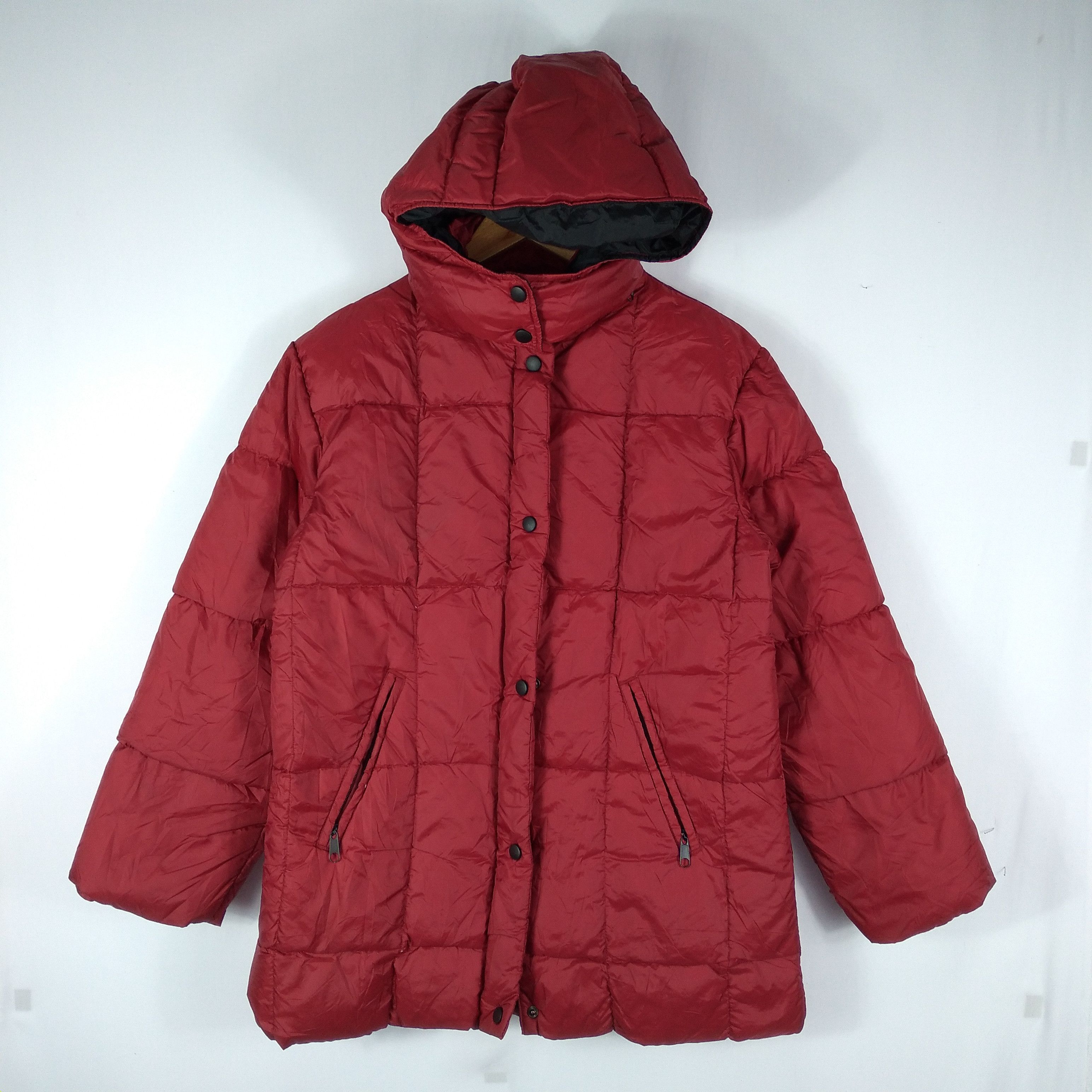 Japanese Brand × Vintage Vintage Woodlake Brand Winter Puffer Hoodie Jacket Size US M / EU 48-50 / 2 - 1 Thumbnail
